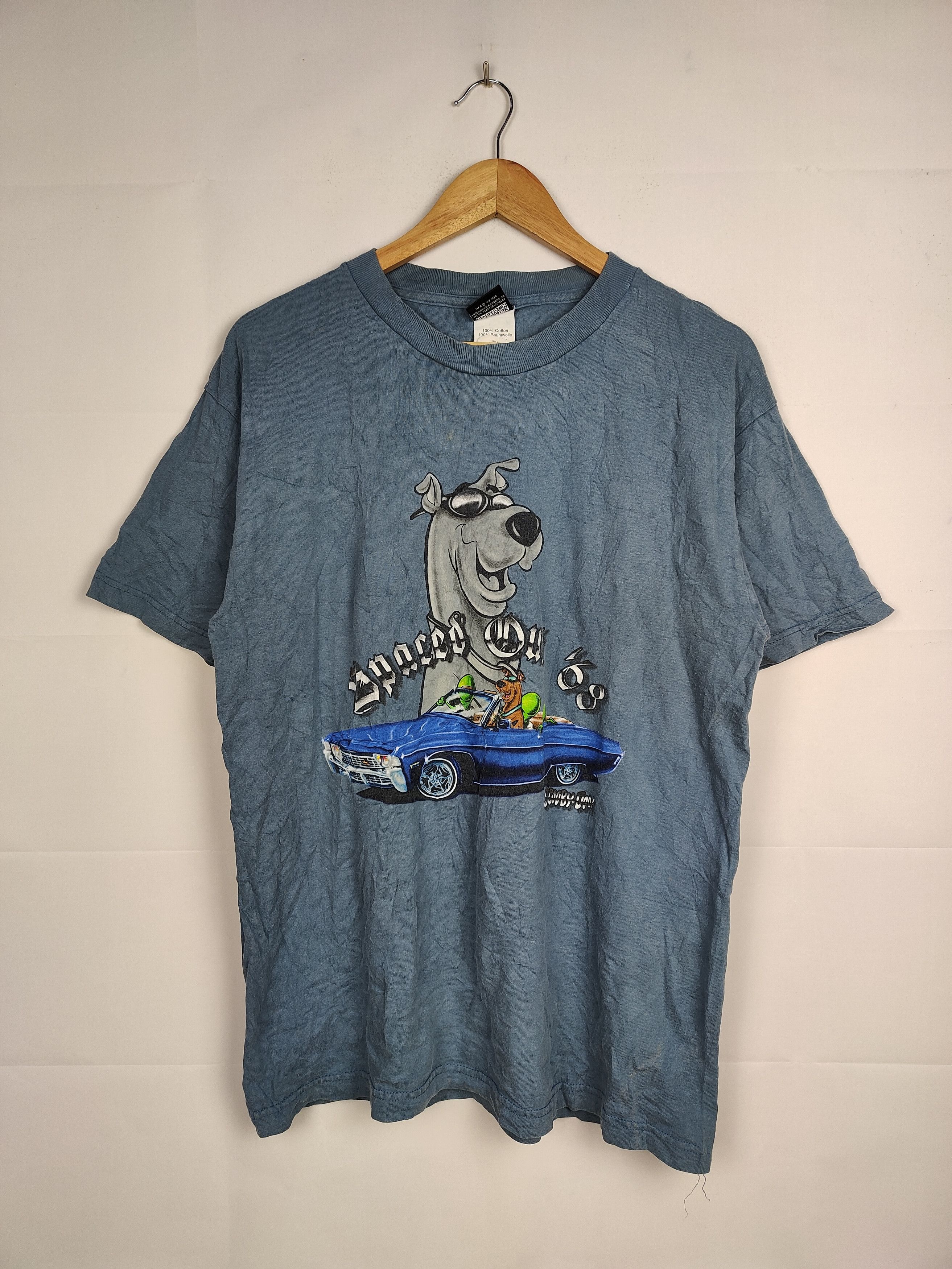 Cartoon Network × Vintage Vintage 1998 Scooby-Doo Alien Car T-Shirt Size US L / EU 52-54 / 3 - 1 Thumbnail