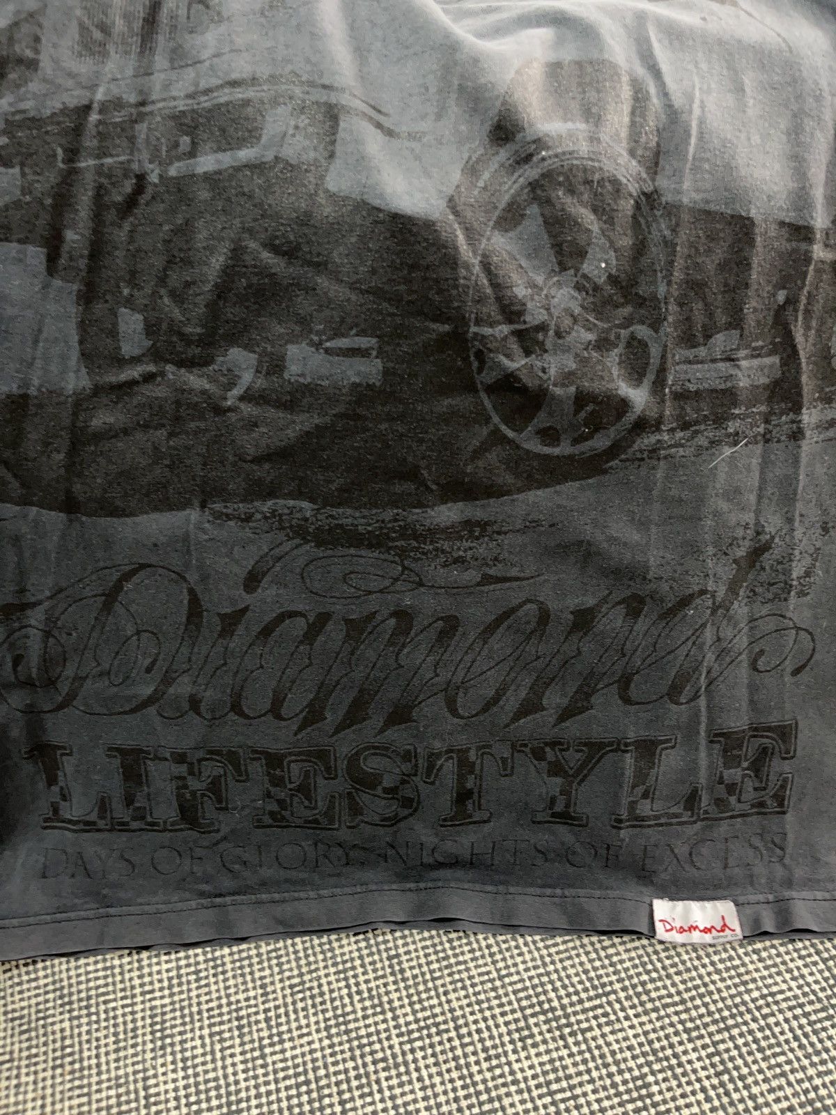 Diamond Supply Co. ➕ rare diamond supply x zenetti wheels t-shirt skate Size US L / EU 52-54 / 3 - 2 Thumbnail
