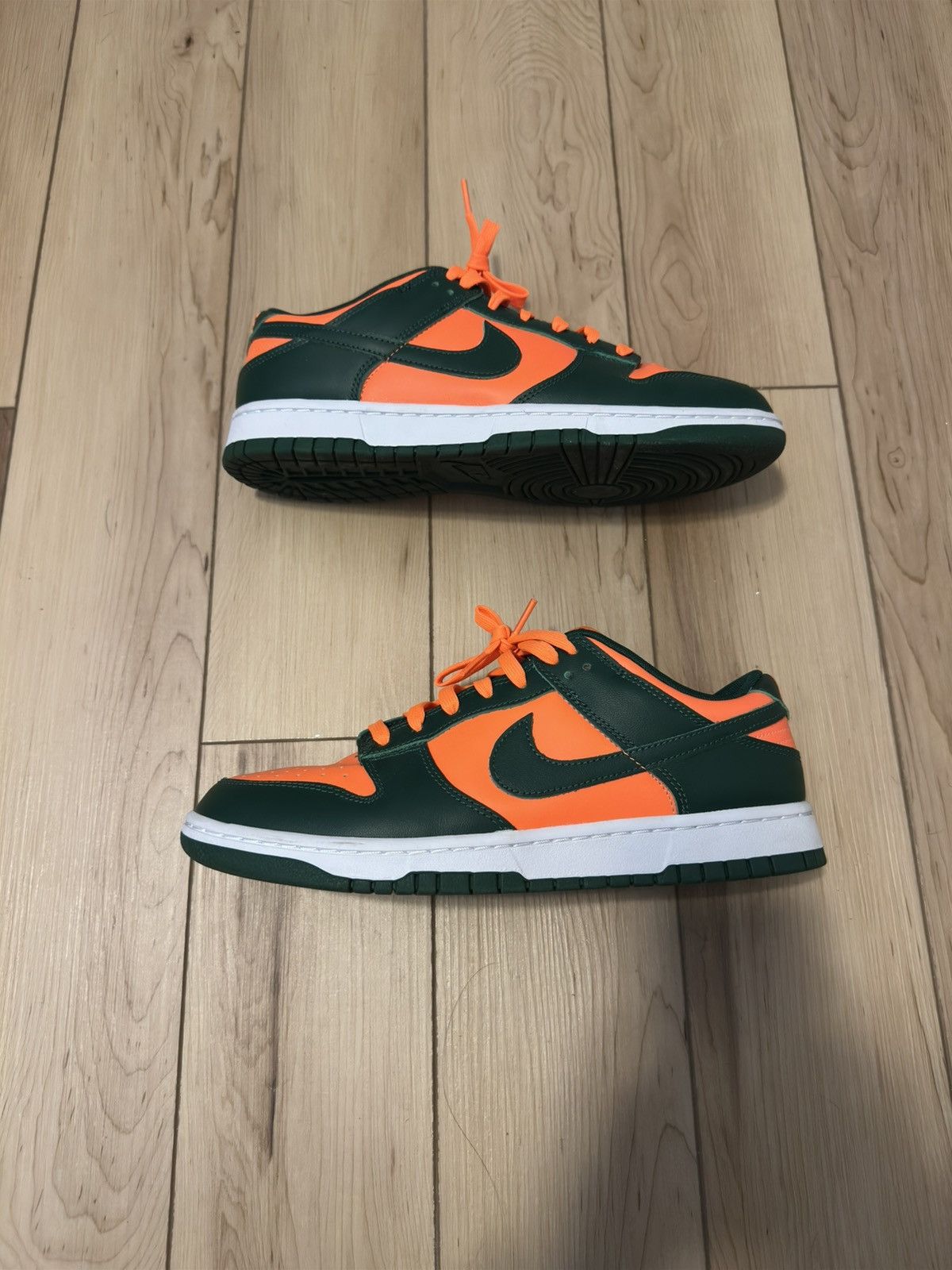 Nike Nike Dunk Low Retro (Miami Hurricanes) Size US 10.5 / EU 43-44 - 1 Thumbnail