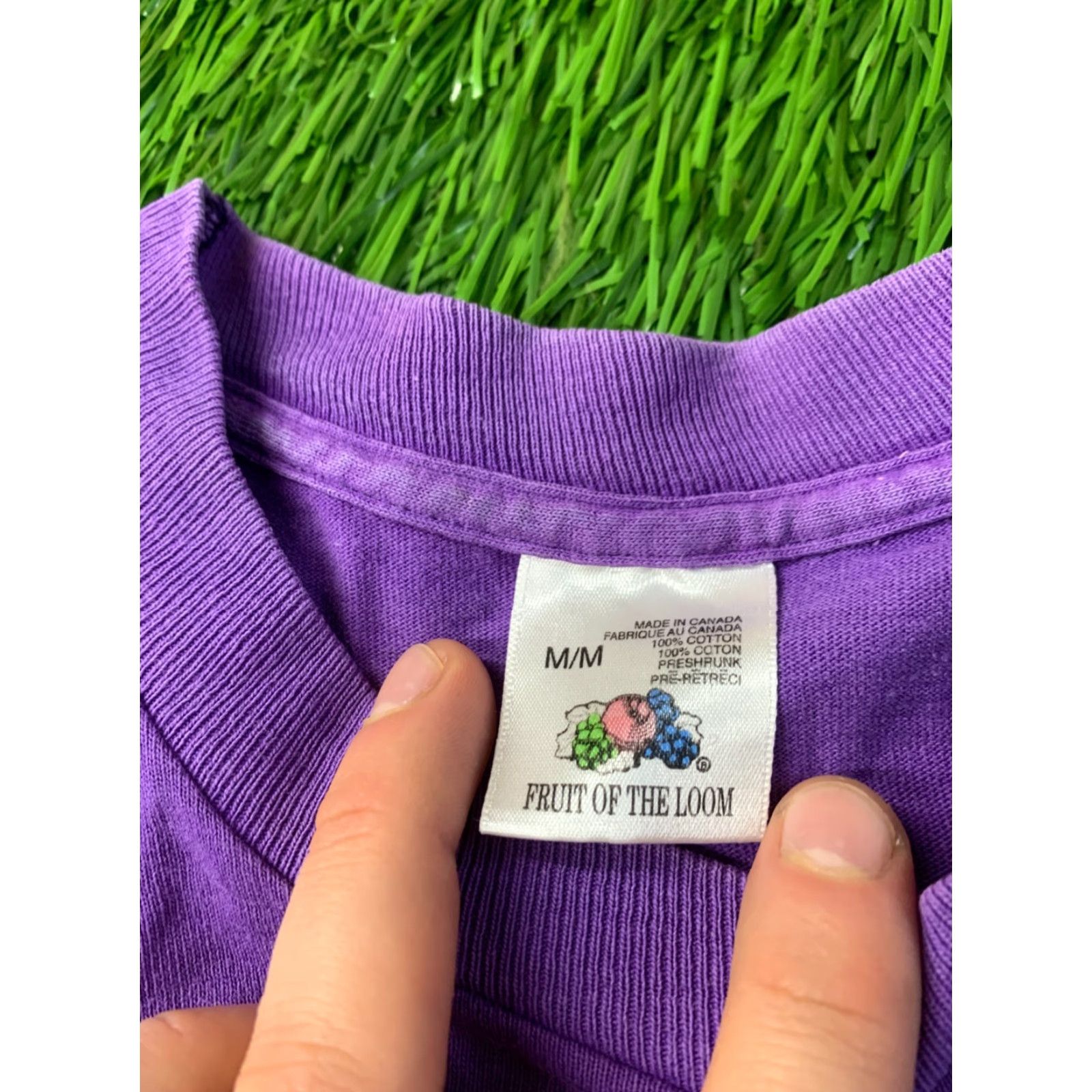 Fruit Of The Loom BANFF CANADA BANFF Canada VTG 80'S SHIRT JERSEY FRUIT OF THE LOOM SIZE M Violet Mens Shirt 80s Banff Canada Vintage Shirt Size US M / EU 48-50 / 2 - 7 Thumbnail