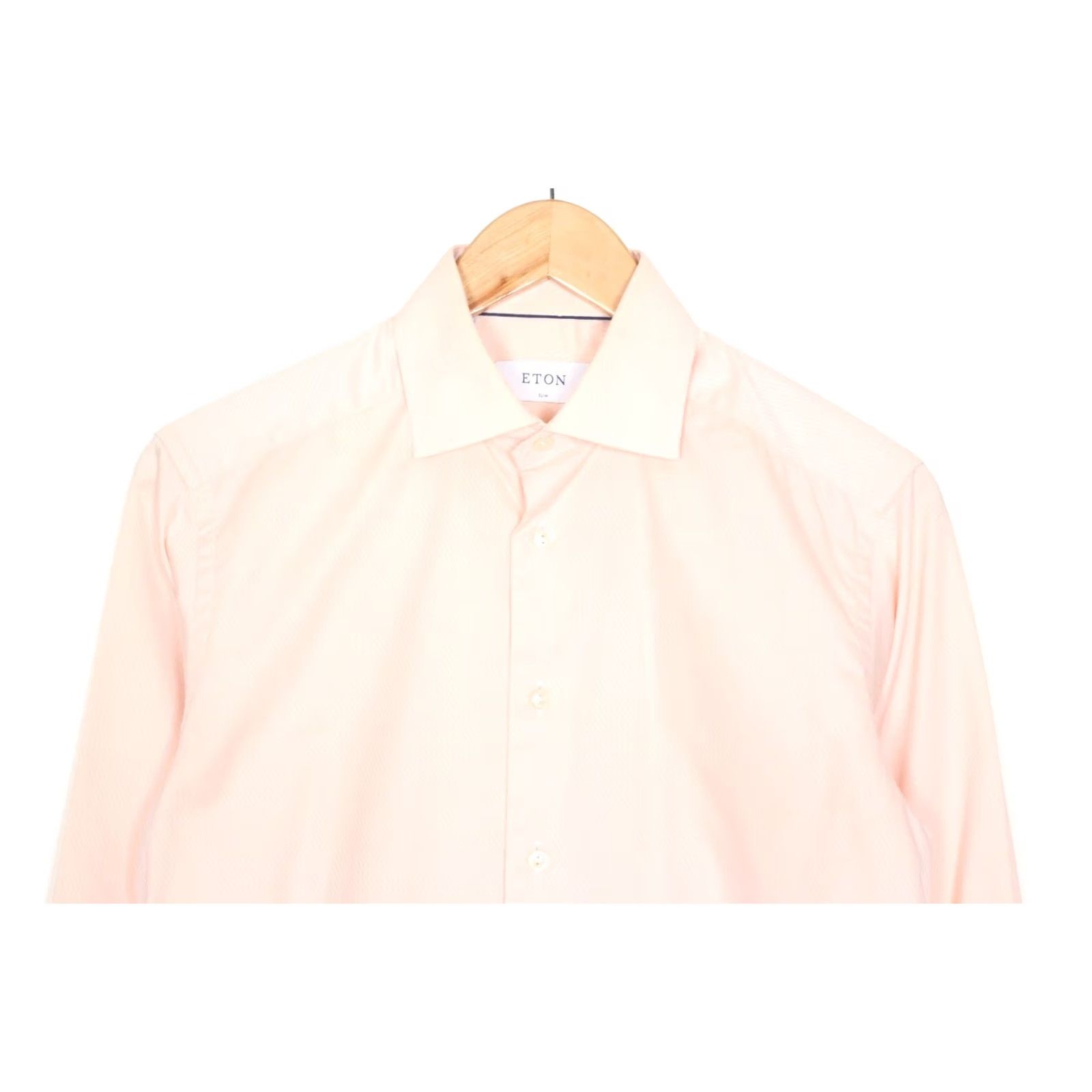Eton ETON Bronze Slim Fit Formal Shirt Men 38 / 15 Long Sleeve OC Orange Button-Up, Casual, Formal Mens Size US M / EU 48-50 / 2 - 2 Thumbnail
