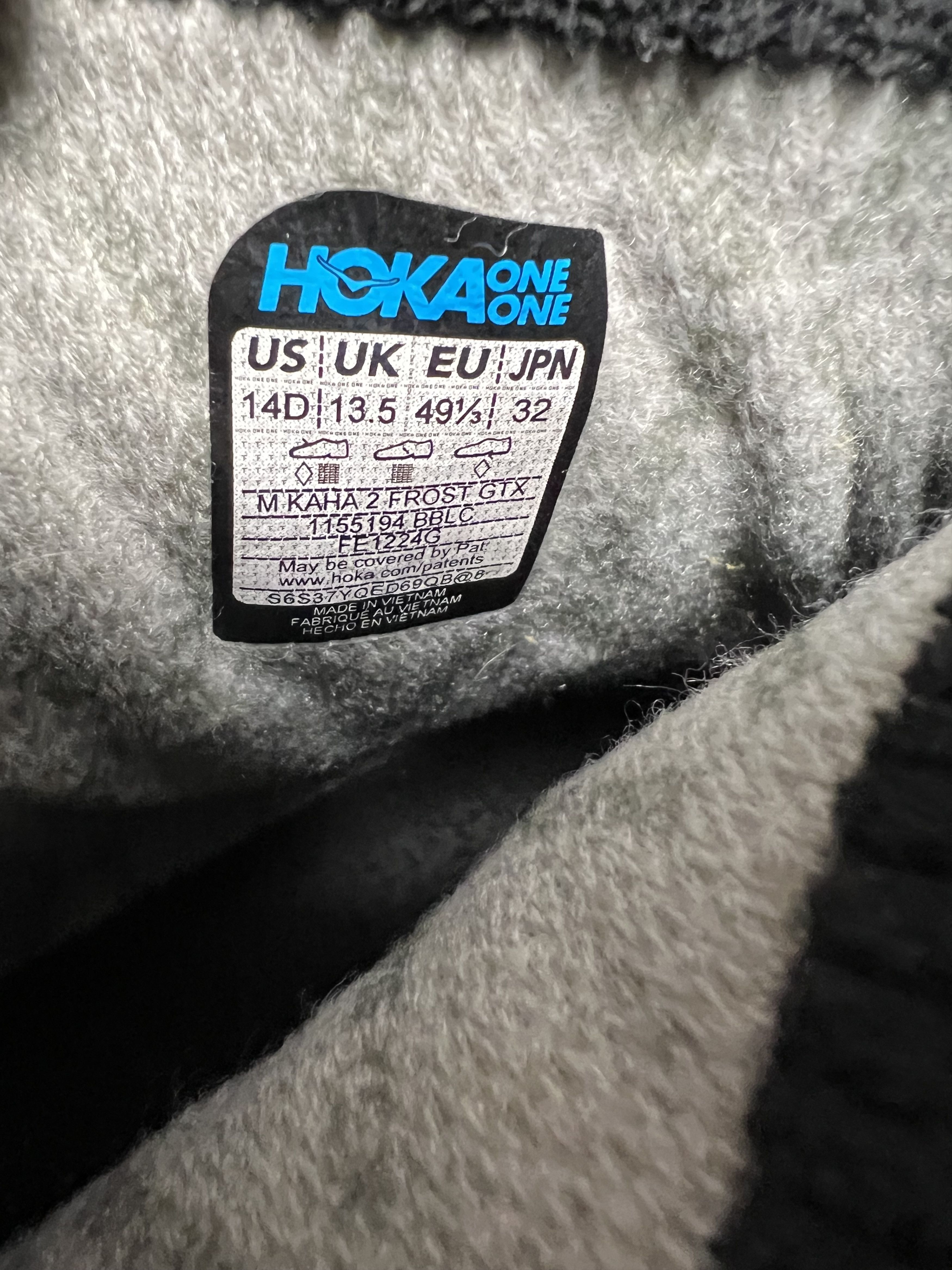Hoka Hoka One One Kaha 2 Frost GORE-TEX Hiking Shoes 1155194-BBLC Size US 14 / EU 47 - 14 Thumbnail