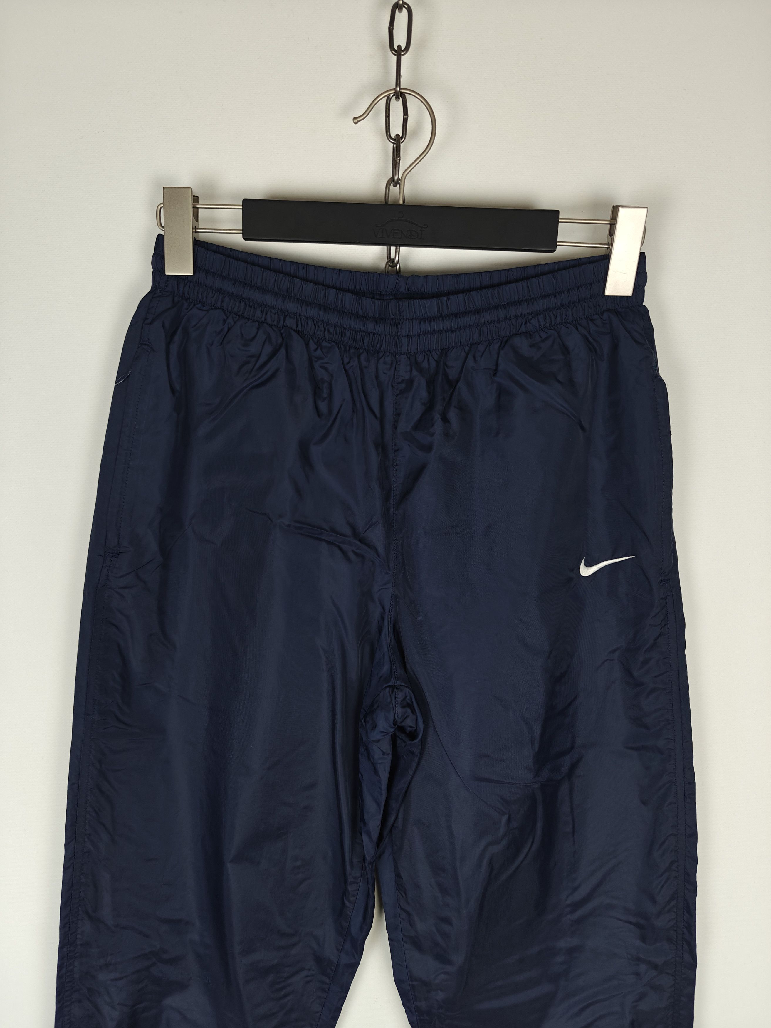 Nike Nike Track Pants VTG Black Label Down Swoosh Blue M Size US 32 / EU 48 - 3 Thumbnail