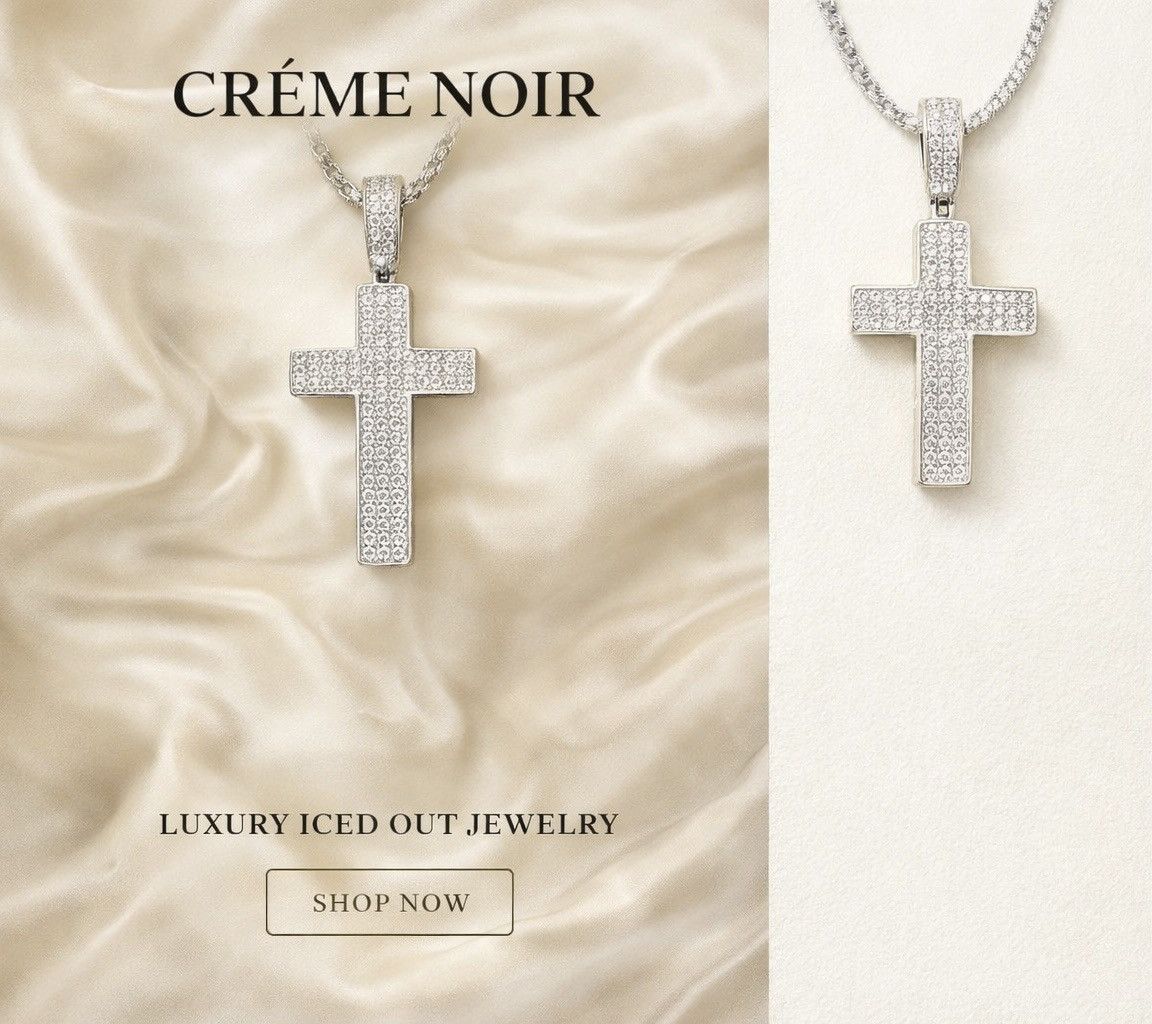 Other Diamond Cross Pendant + Chain Size ONE SIZE - 1 Thumbnail