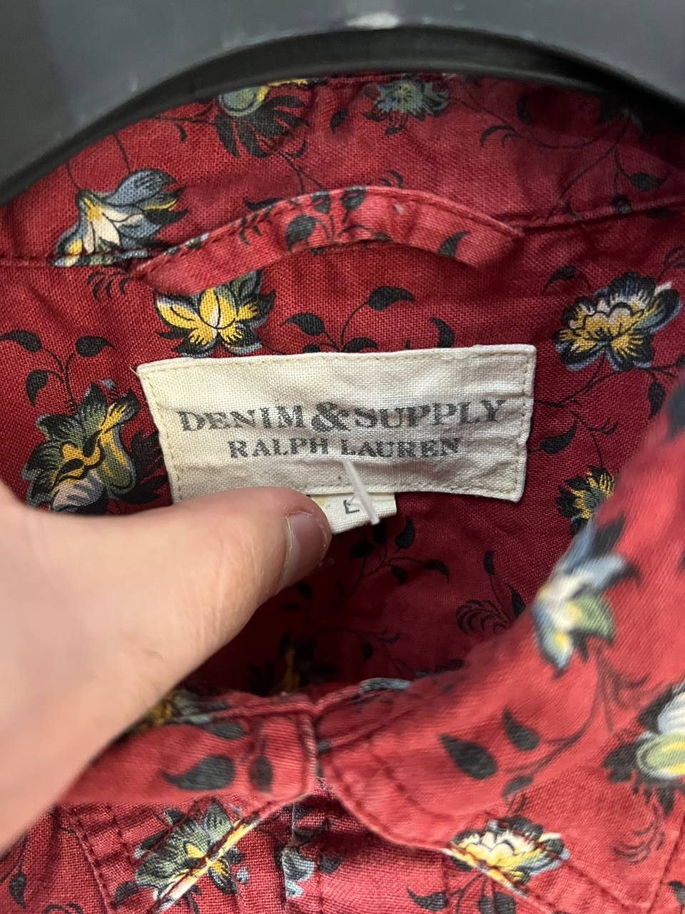 Polo Ralph Lauren VINTAGE DENIM & SUPPLY FLOWER DESIGNER CASUAL RETRO Y2K 90s Size US L / EU 52-54 / 3 - 3 Thumbnail