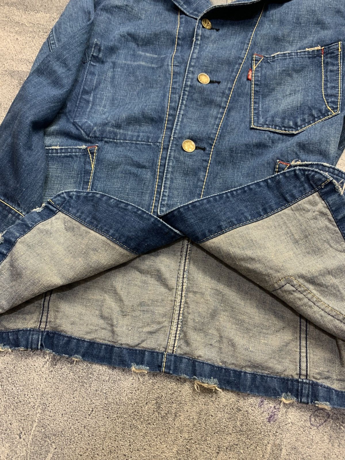 Levi's 🐍 SOLD 🐍Vintage Levi’s Redloop Chore Denim Jacket Size US M / EU 48-50 / 2 - 6 Thumbnail