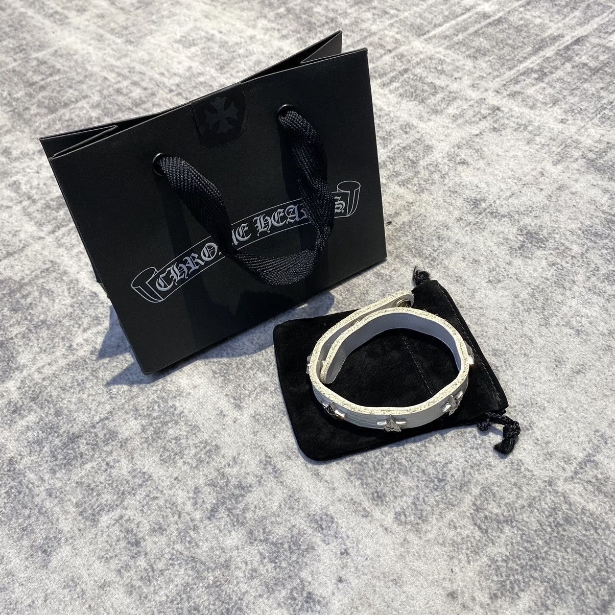 Chrome Hearts Chrome Hearts 2 BTTN/ 2 SNAP Star silver bracelet white Size ONE SIZE - 5 Thumbnail