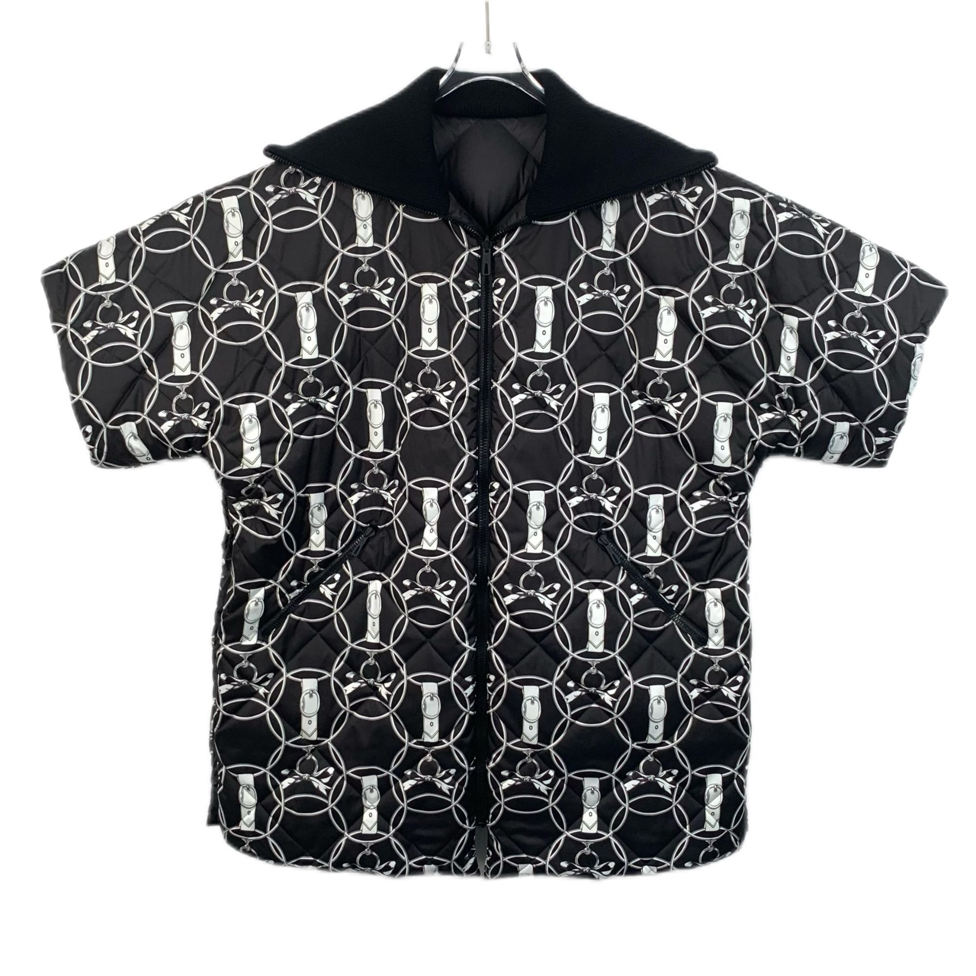 Hermes Hermès Reversible Quilted Short Sleeve Jacket Size US XS / EU 42 / 0 - 1 Thumbnail
