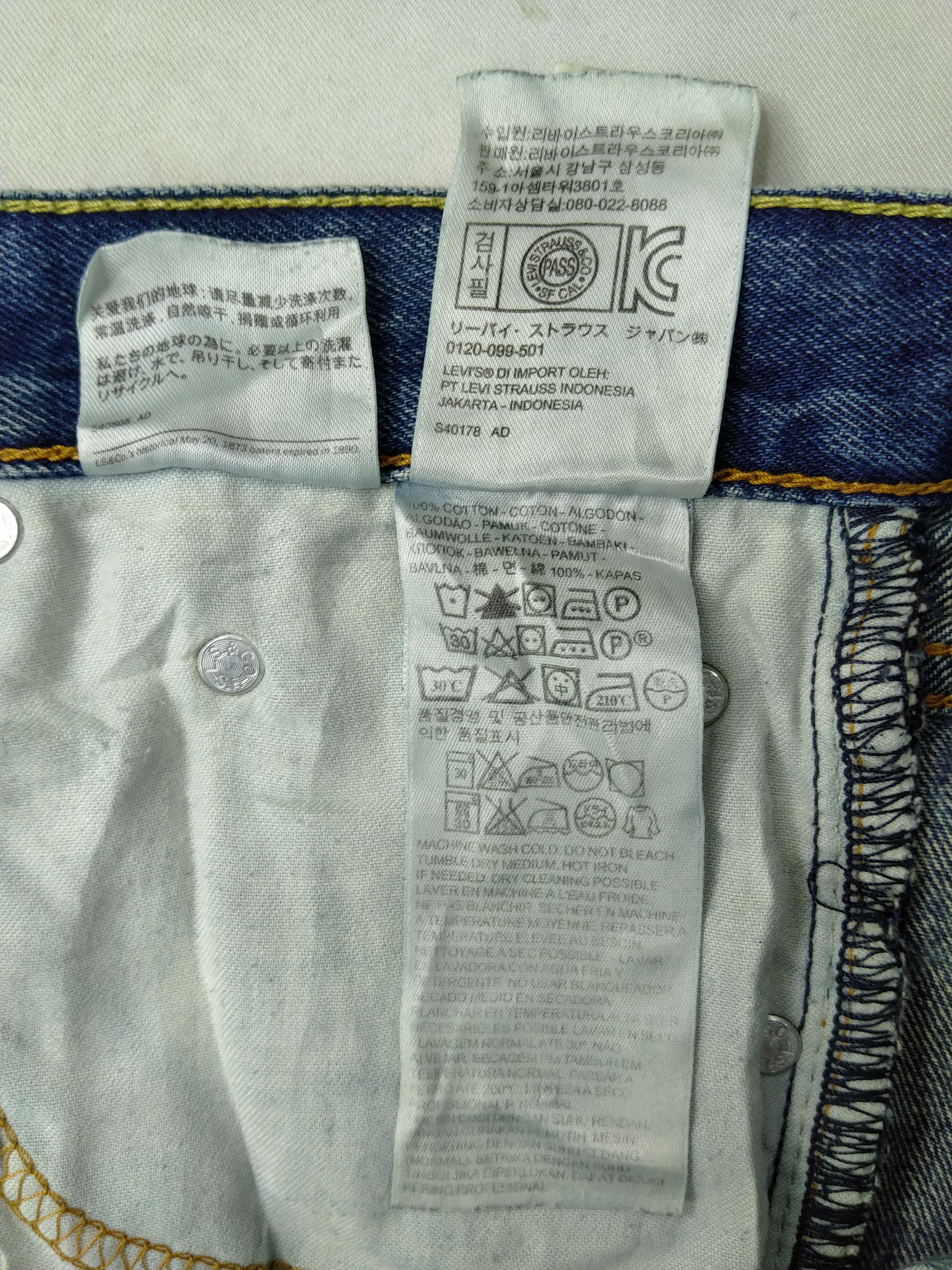 Levi's Vintage Levi's 513 Distressed 32 x 30 Denim -JN318 Size US 32 / EU 48 - 9 Thumbnail