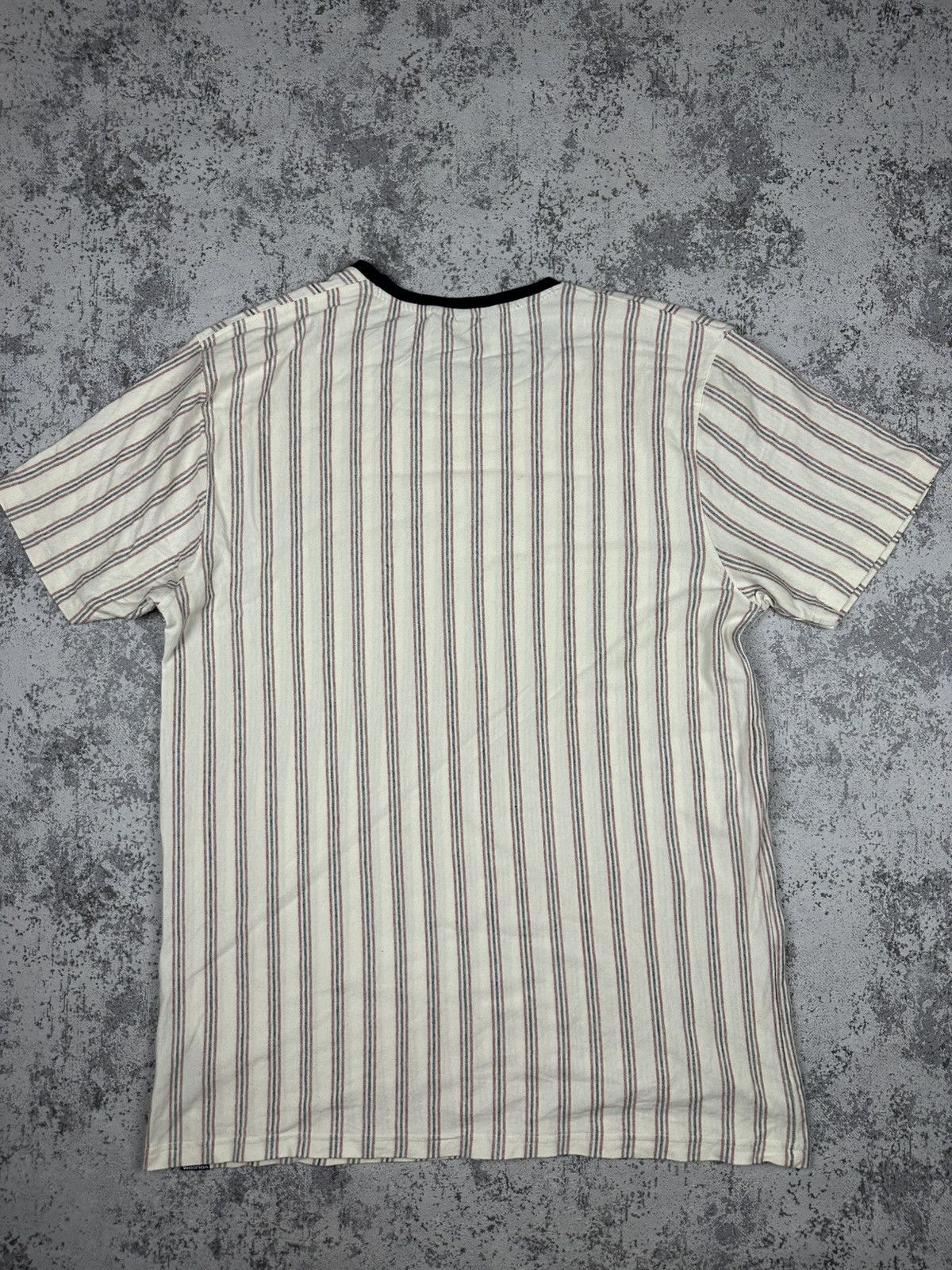 Volcom Volcom Striped Tee with Embroidered Match Design Size US L / EU 52-54 / 3 - 7 Thumbnail