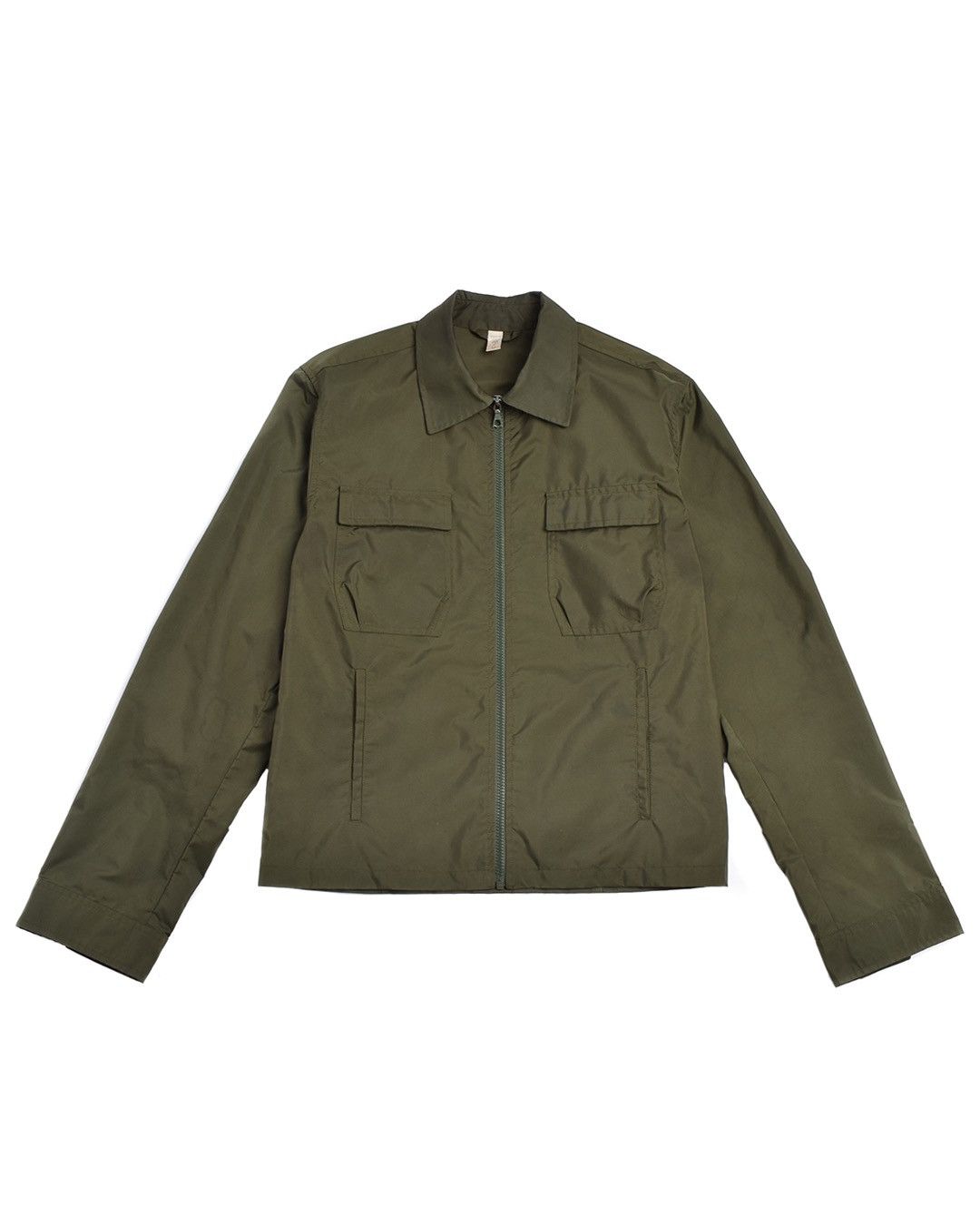 image of Miu Miu S/s 1999 Jacket in Olive Green, Men's (Size Medium)