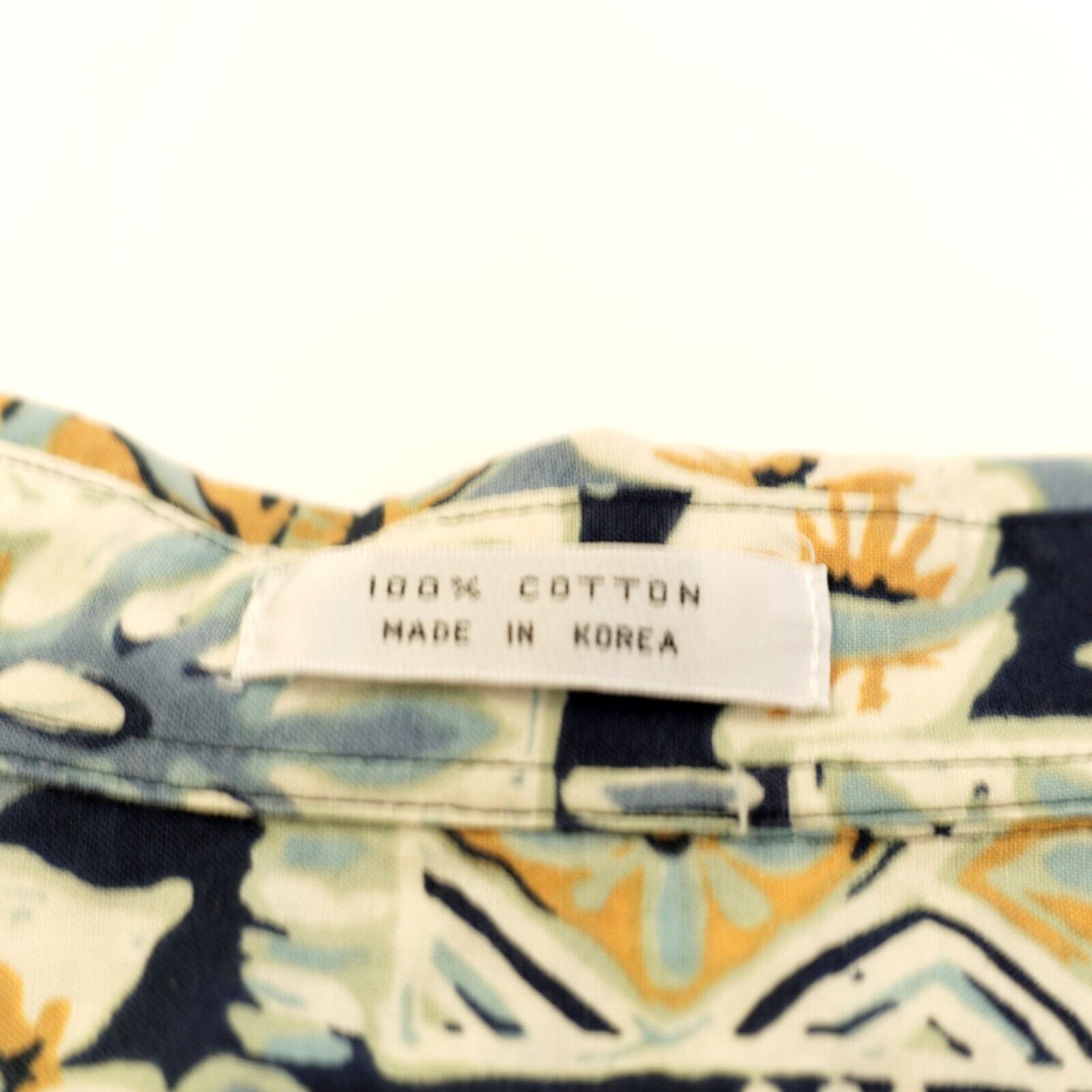 Pierre Cardin Pierre Cardin Large Blue Cotton Floral Button Down Tropical Size US L / EU 52-54 / 3 - 9 Thumbnail