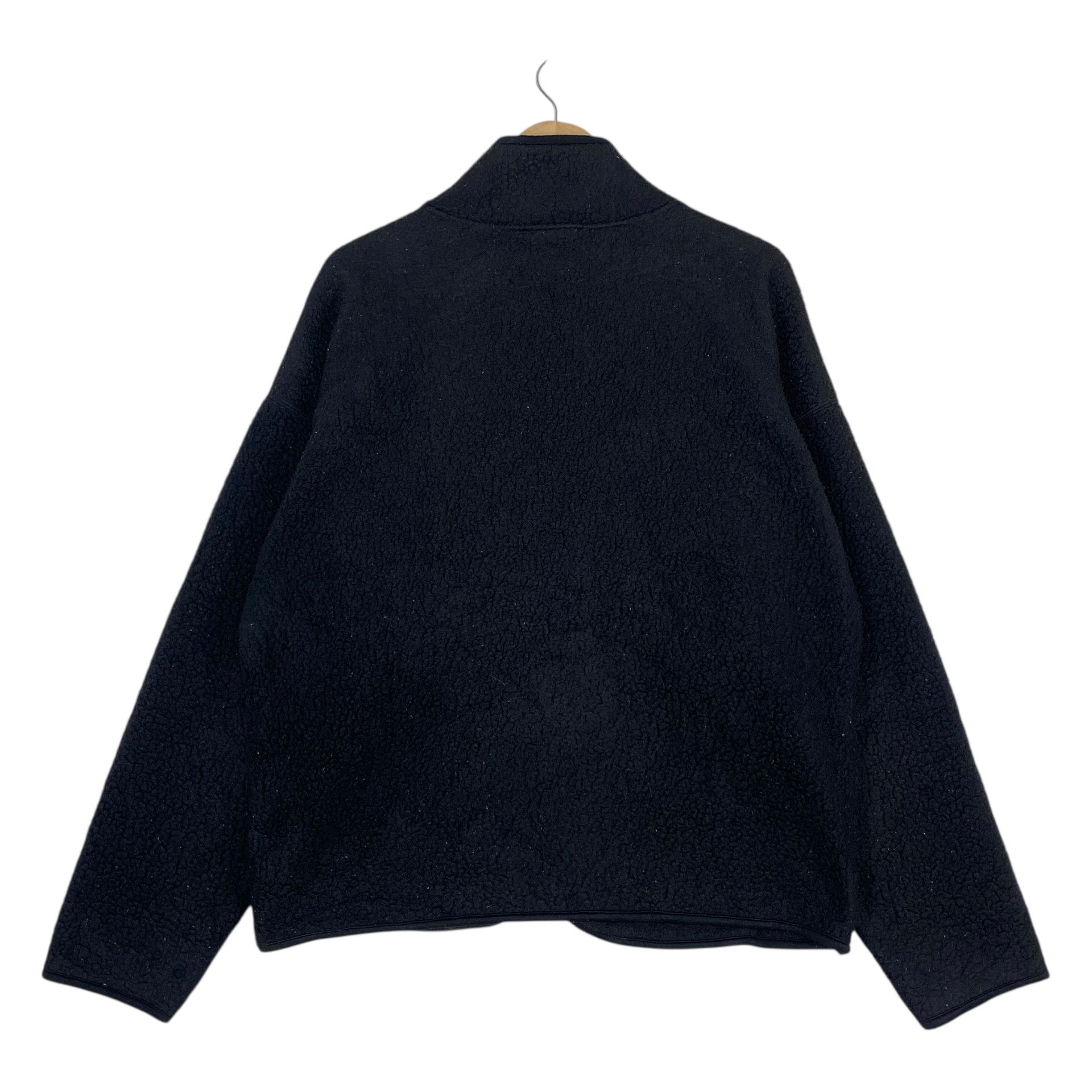 Canterbury of New Zealand 💥90s CANTERBURY ALLBLACK POLARTEC BOA FLEECE ZIPPER JACKET Size US XL / EU 56 / 4 - 7 Thumbnail