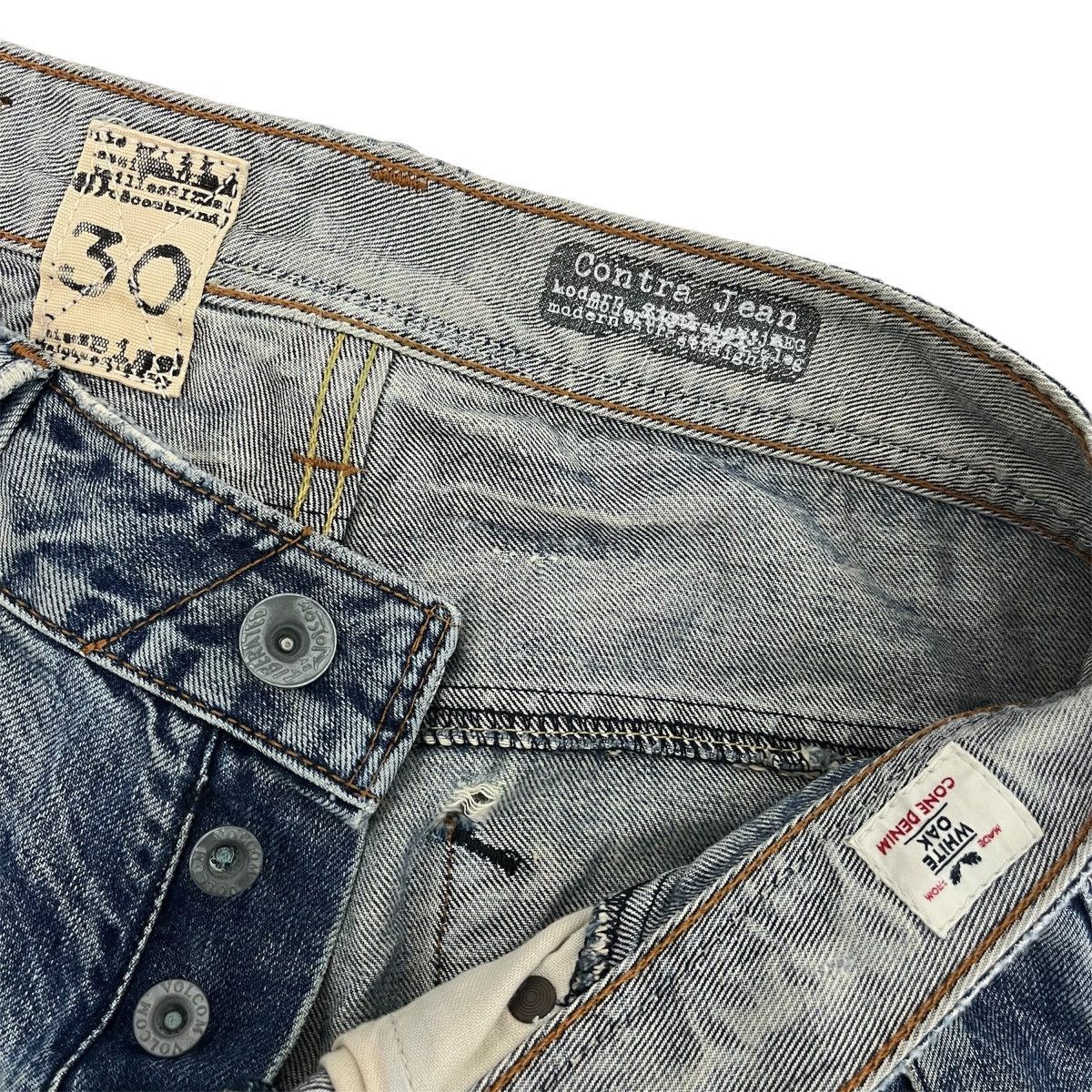 Volcom Selvedge Jeans Volcom Contra Jean White Oak Cone Denim Size US 30 / EU 46 - 9 Thumbnail