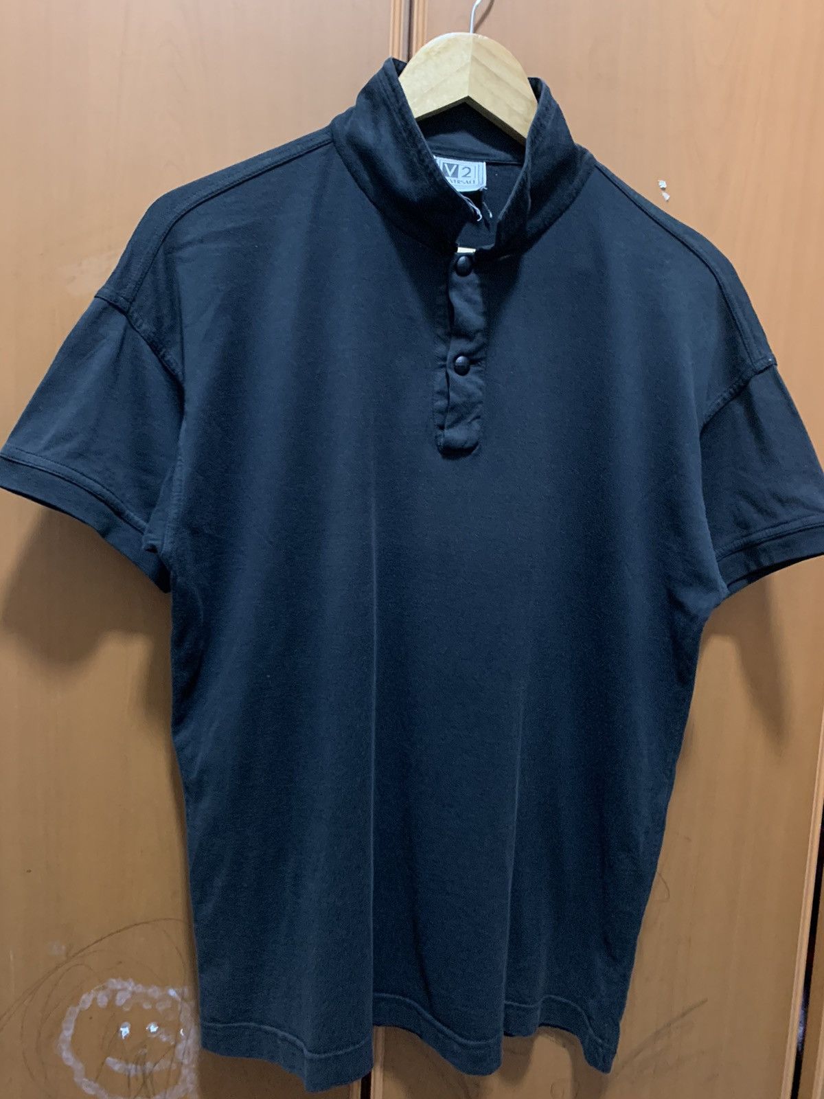 Versace Vintage V2 By Versace Button Up Tee Sun Faded Size US S / EU 44-46 / 1 - 2 Thumbnail