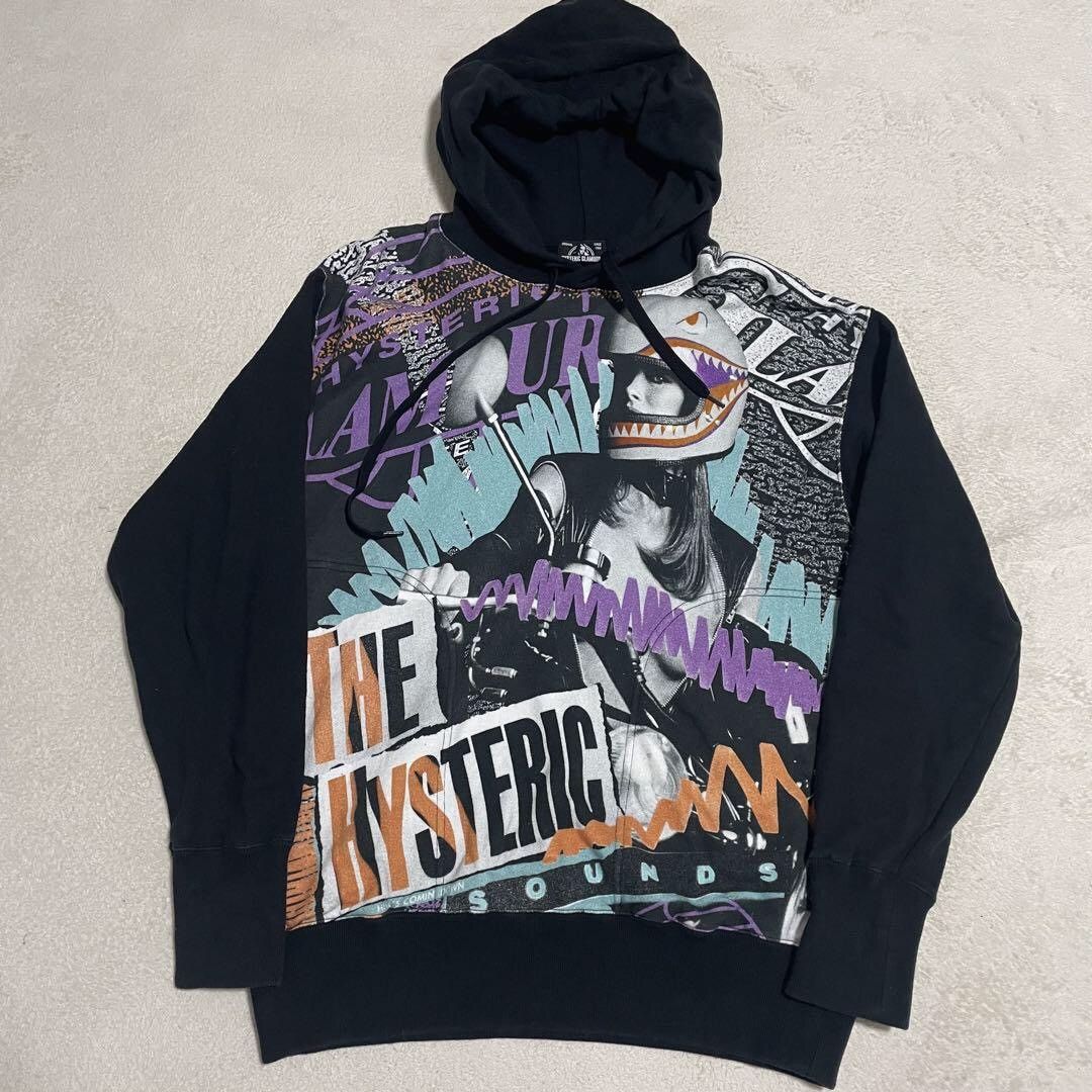 Hysteric Glamour Hysteric Glamour Aop His Girl Biker Hoodie Size US M / EU 48-50 / 2 - 4 Thumbnail