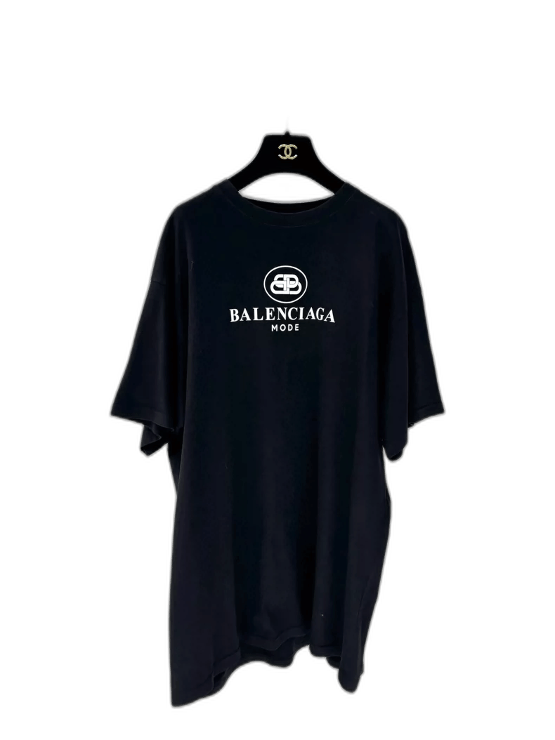Balenciaga Balenciaga Logo Short Sleeve TShirt-2506 Size M / US 6-8 / IT 42-44 - 1 Thumbnail