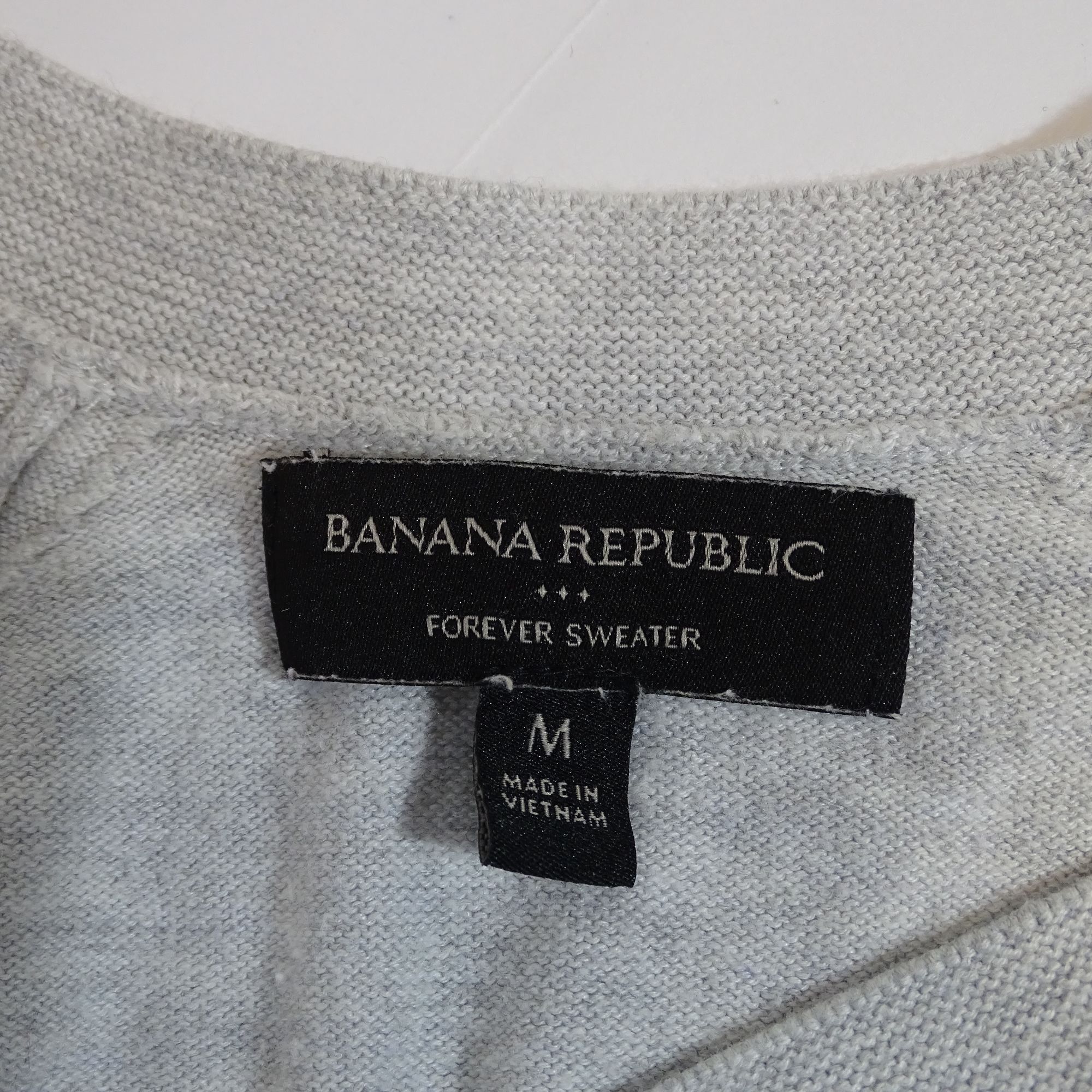 Banana Republic Banana Republic Forever Sweater Gray Women Size M V-Neck Size M / US 6-8 / IT 42-44 - 4 Thumbnail