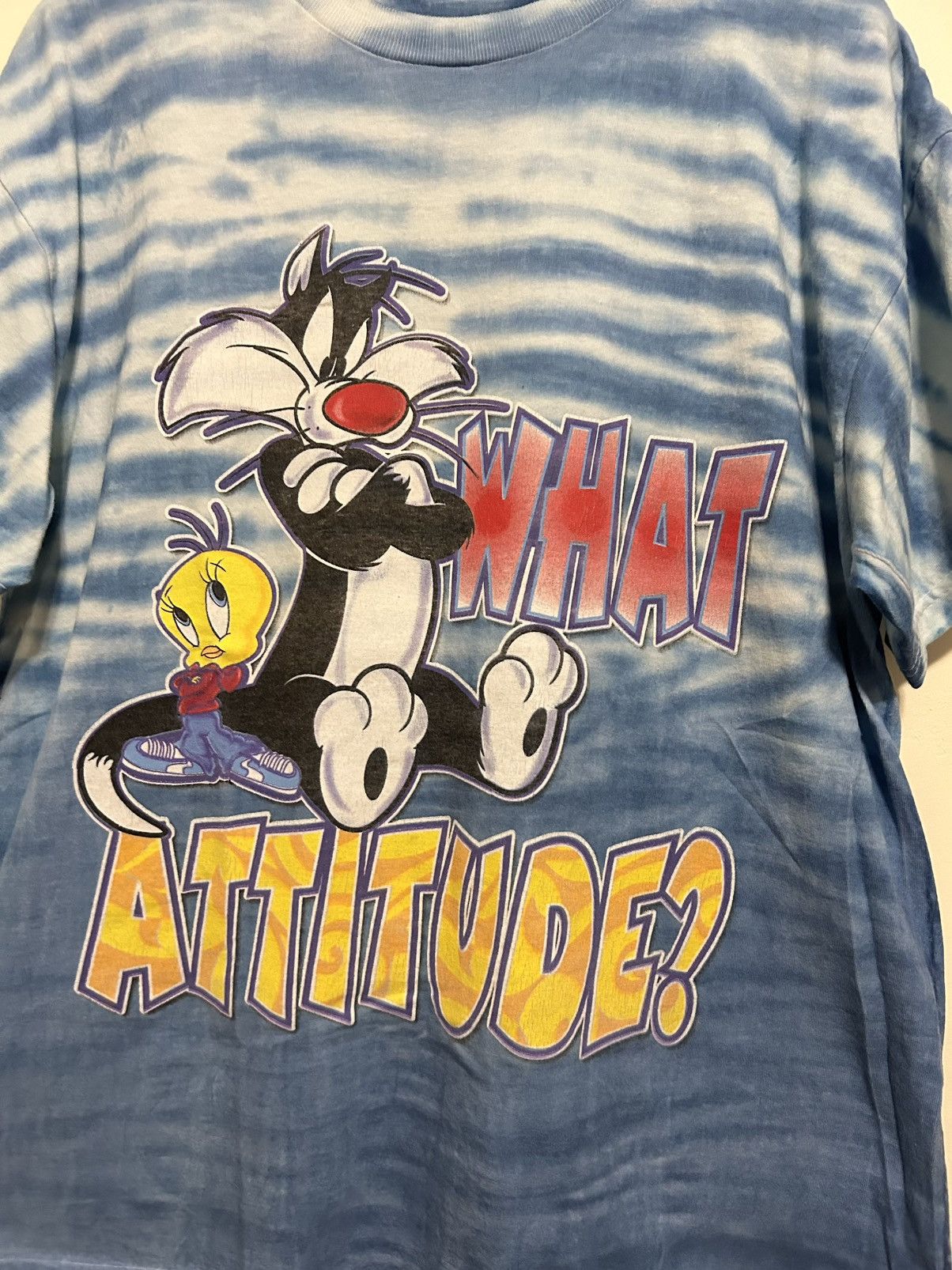 1990s Vintage “What Attitude” Sylvester Warner Bros Tee