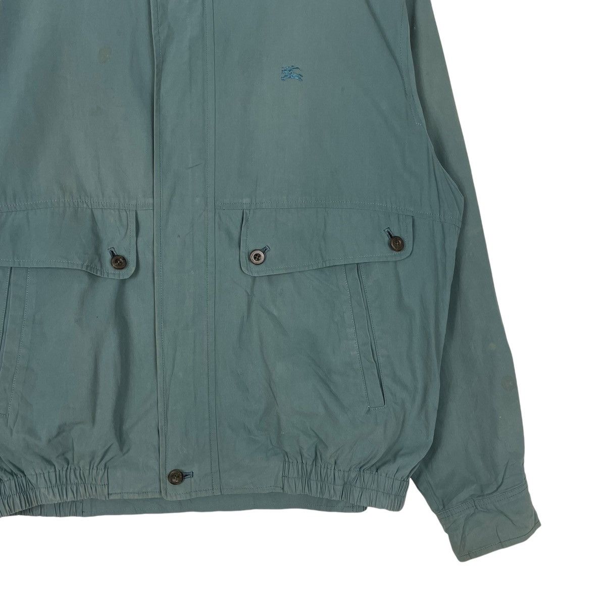 Burberry × Vintage 💥90s BURBERRYS LIGHT BOMBER HUNTING JACKET Size US M / EU 48-50 / 2 - 4 Thumbnail