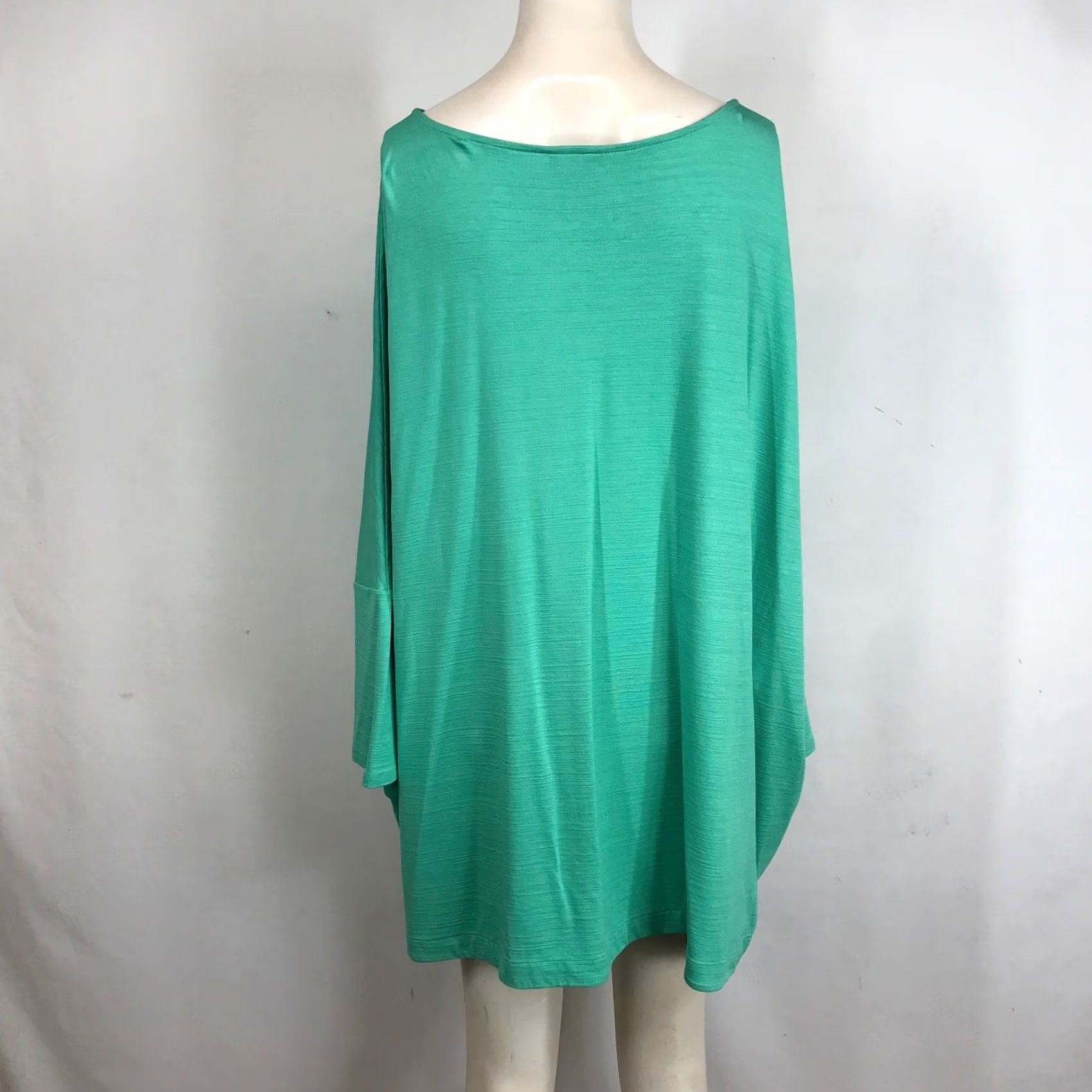 J. Jill J. Jill Wearever Mint Green Slub Knit Boat Neck Tunic Top Large 3/4 Sleeve Size L / US 10 / IT 46 - 5 Thumbnail