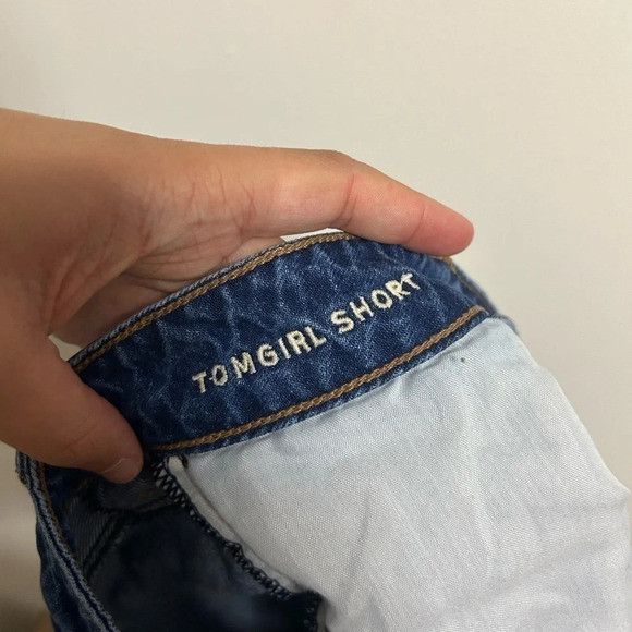 American Eagle Outfitters American Eagle Tomgirl Jean Shorts Size 30" / US 8 / IT 44 - 3 Thumbnail
