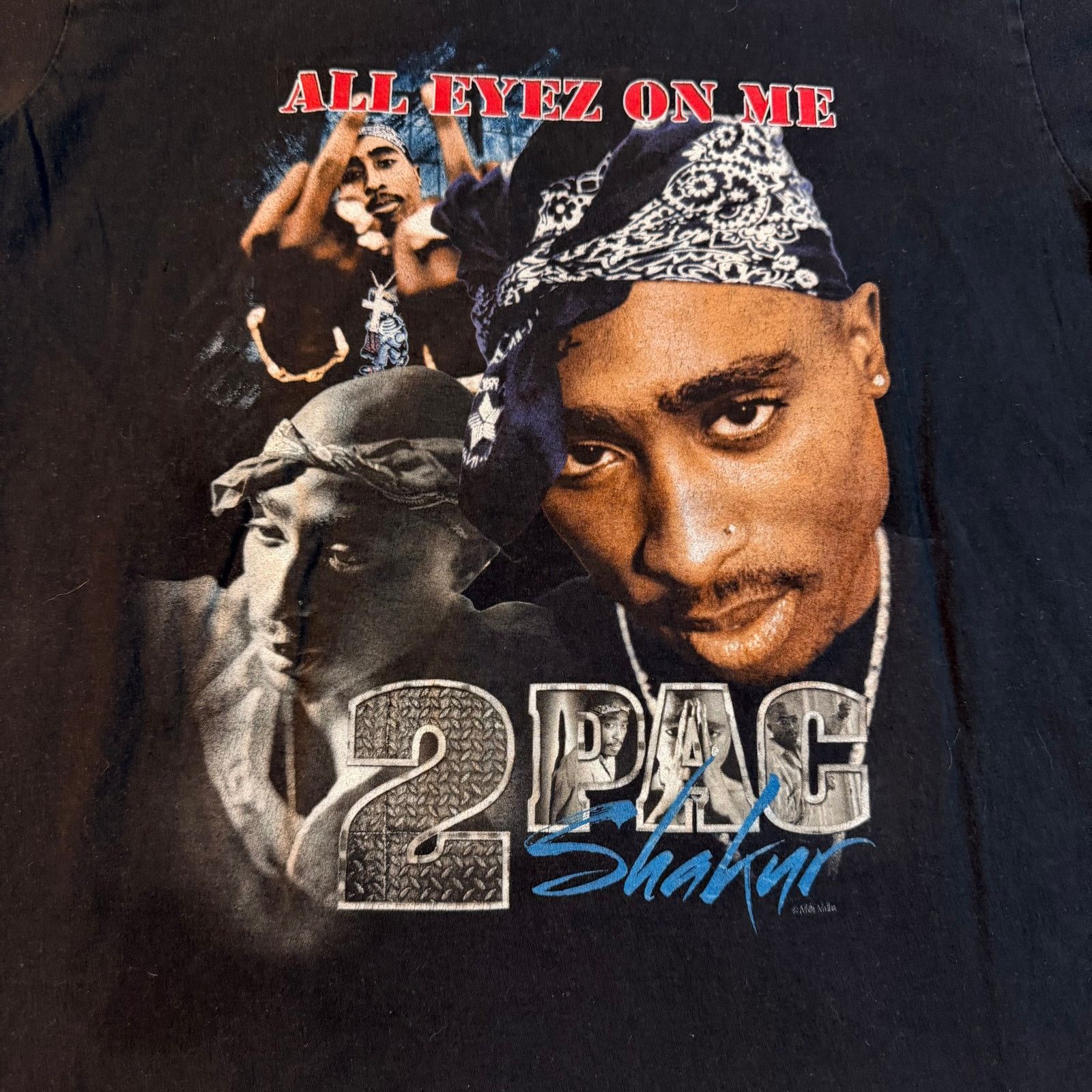 Gildan Vintage 2 Pac Graphic Tee Size US L / EU 52-54 / 3 - 2 Thumbnail