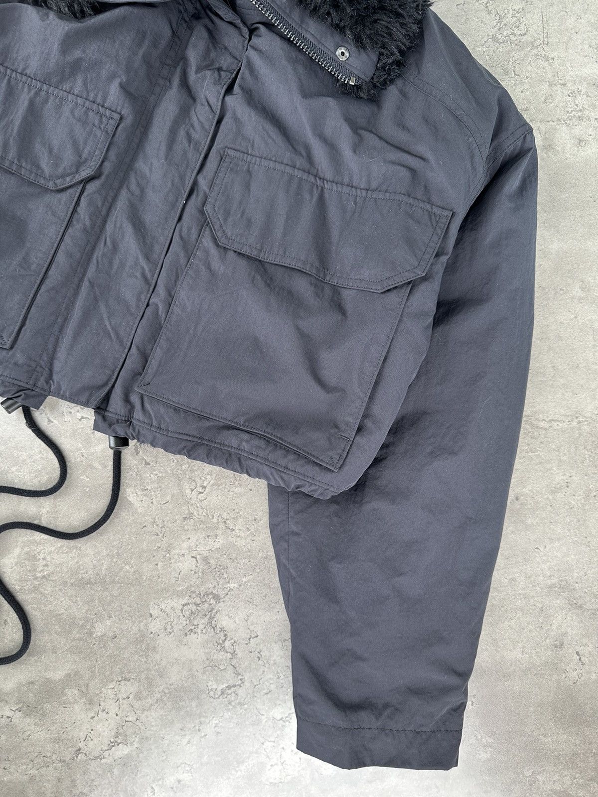Japanese Brand & Other Stories Cropped Jacket With Big Pockets Size XS / US 0-2 / IT 36-38 - 5 Thumbnail