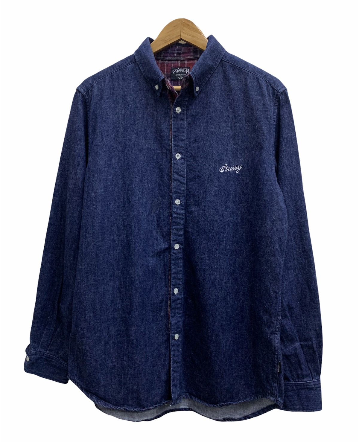 image of Stussy Denim Shirts Button Up, Men's (Size Medium)