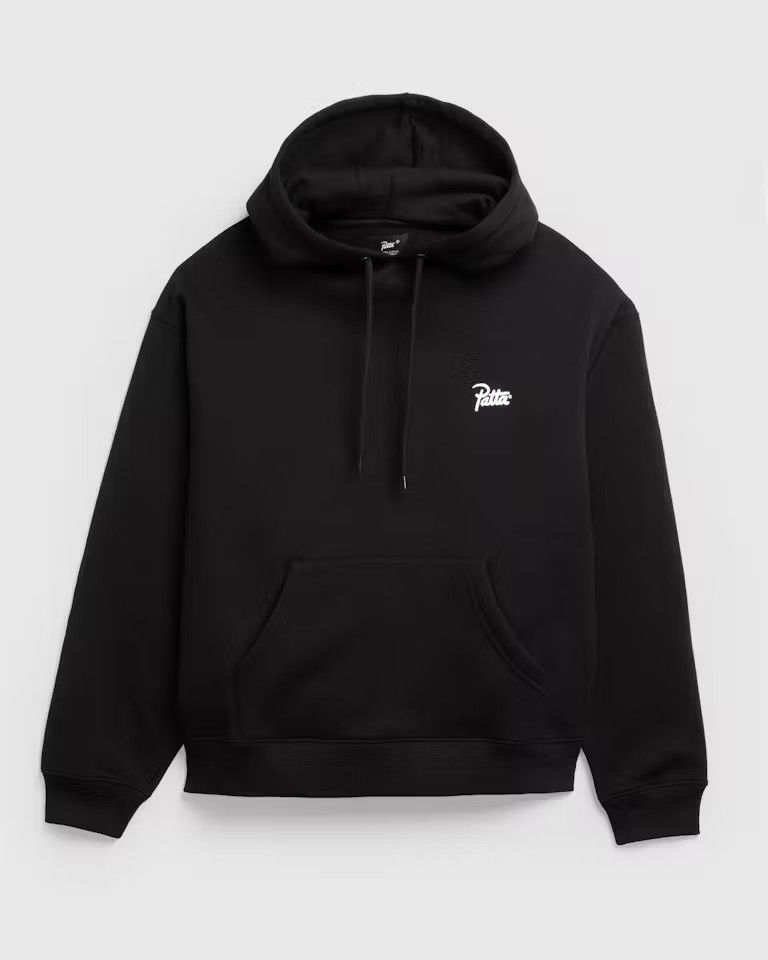 Patta o1mle1025 Patta Bark Boxy Hooded Sweater in Black Size US XS / EU 42 / 0 - 2 Thumbnail