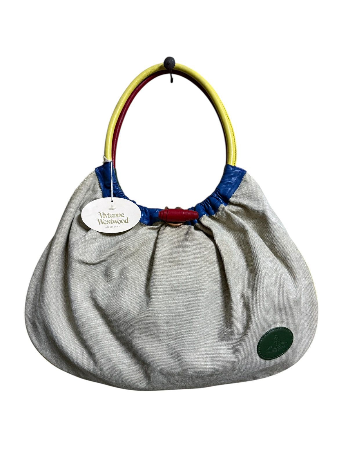 Vivienne Westwood Vivienne Westwood Shoulder Bag Leather Canvas Multicolour Size ONE SIZE - 1 Thumbnail