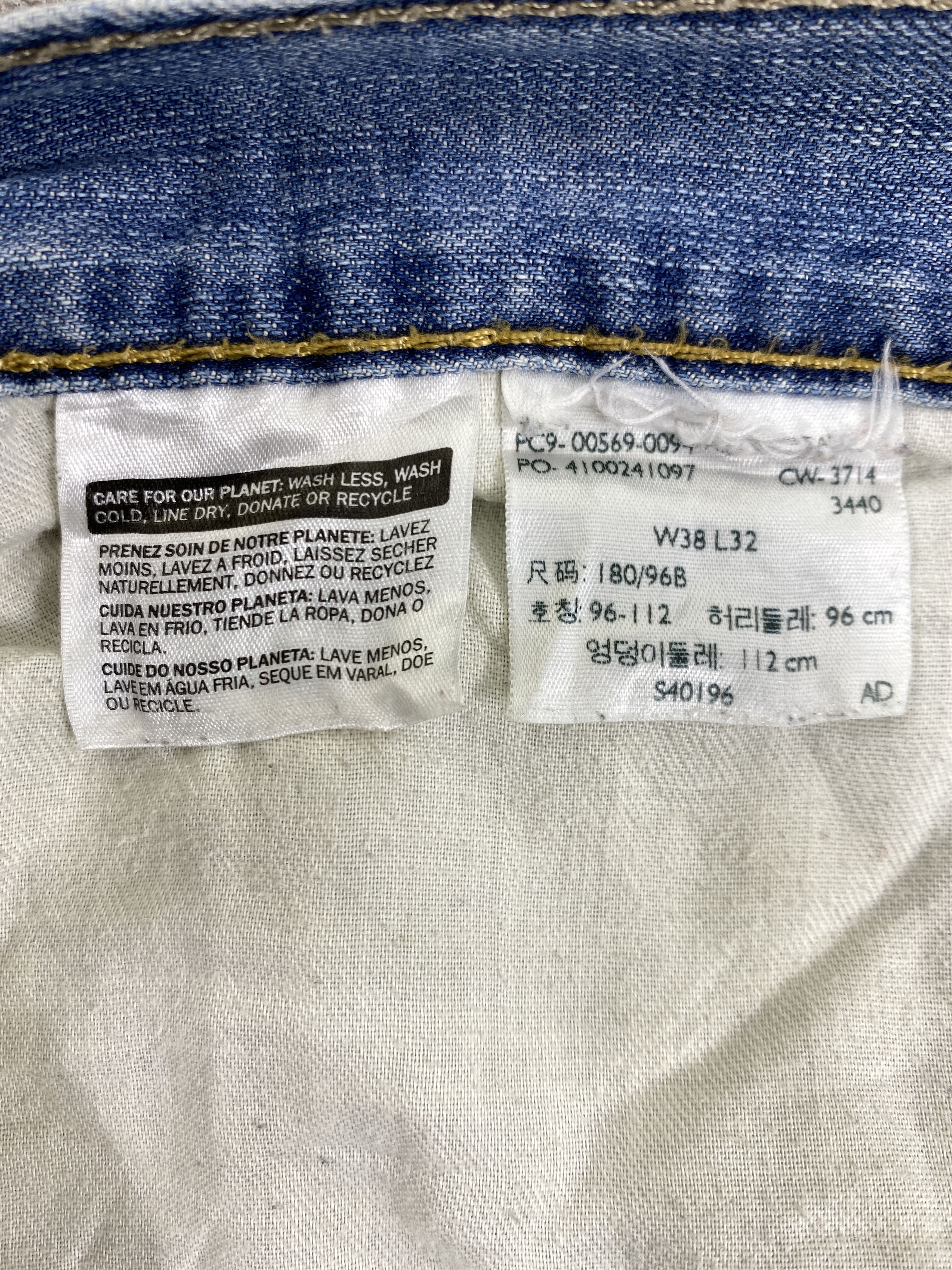 Levi's Light Wash Vintage Levi's 569 Denim 42x31.5 -JN491 Size US 40 / EU 56 - 9 Thumbnail