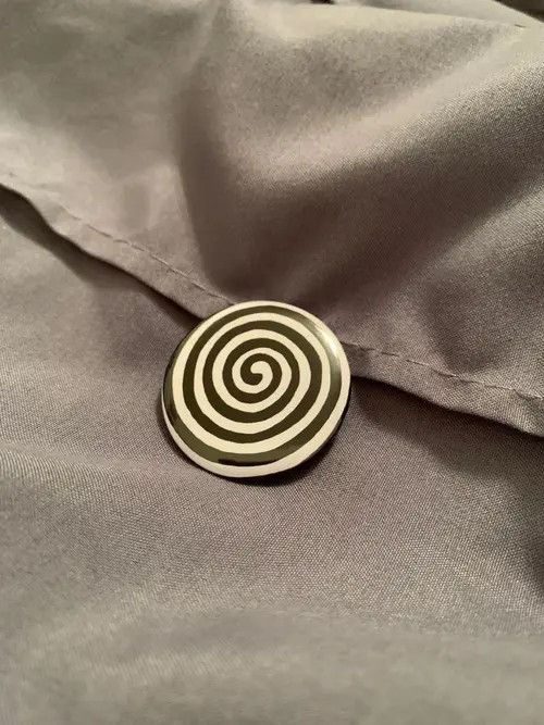 Jewelry Spiral Soft Button Pin Size ONE SIZE - 2 Thumbnail