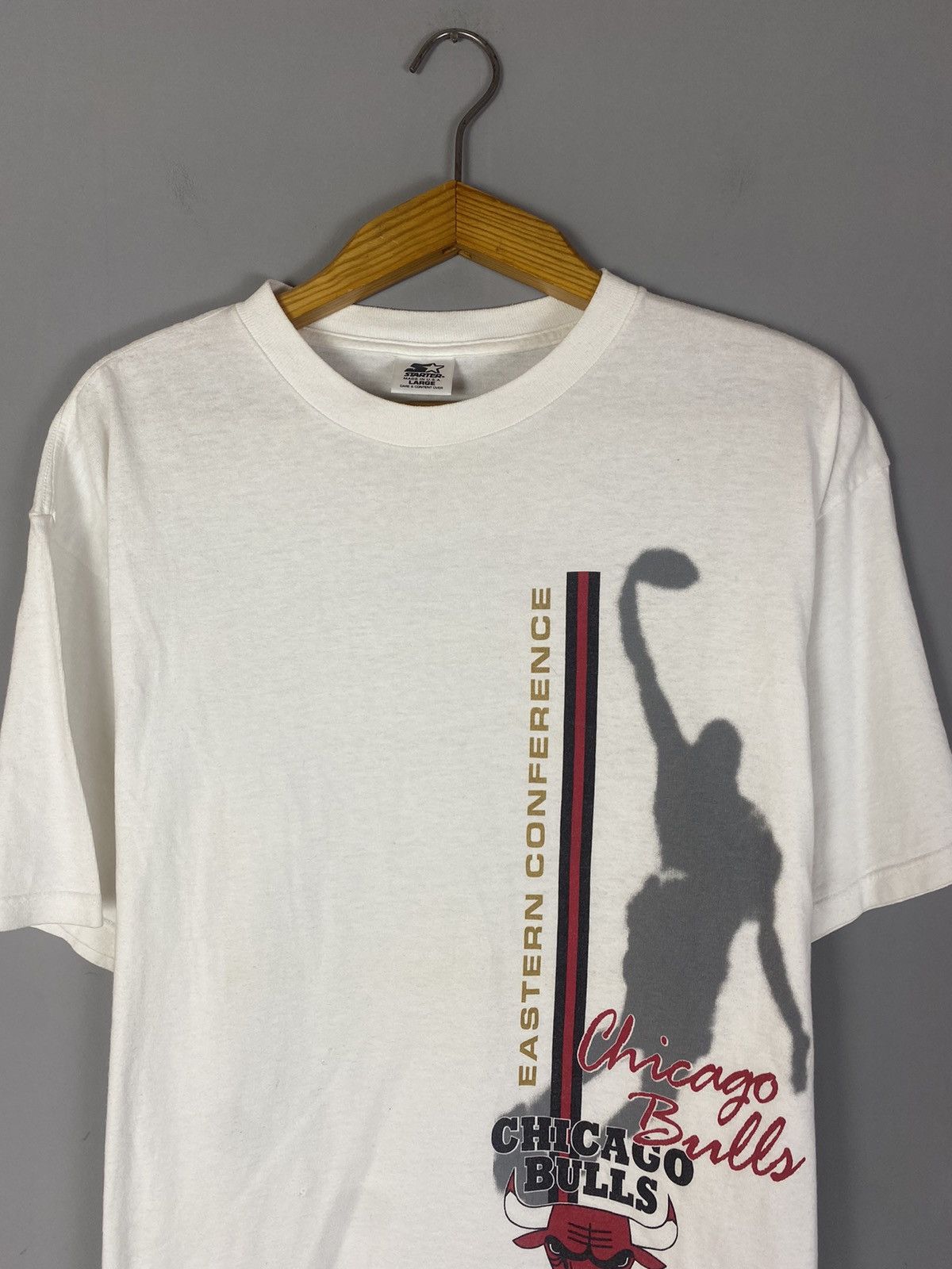 NBA Vintage starter Chicago bulls tee T-shirt USA Size US L / EU 52-54 / 3 - 2 Thumbnail