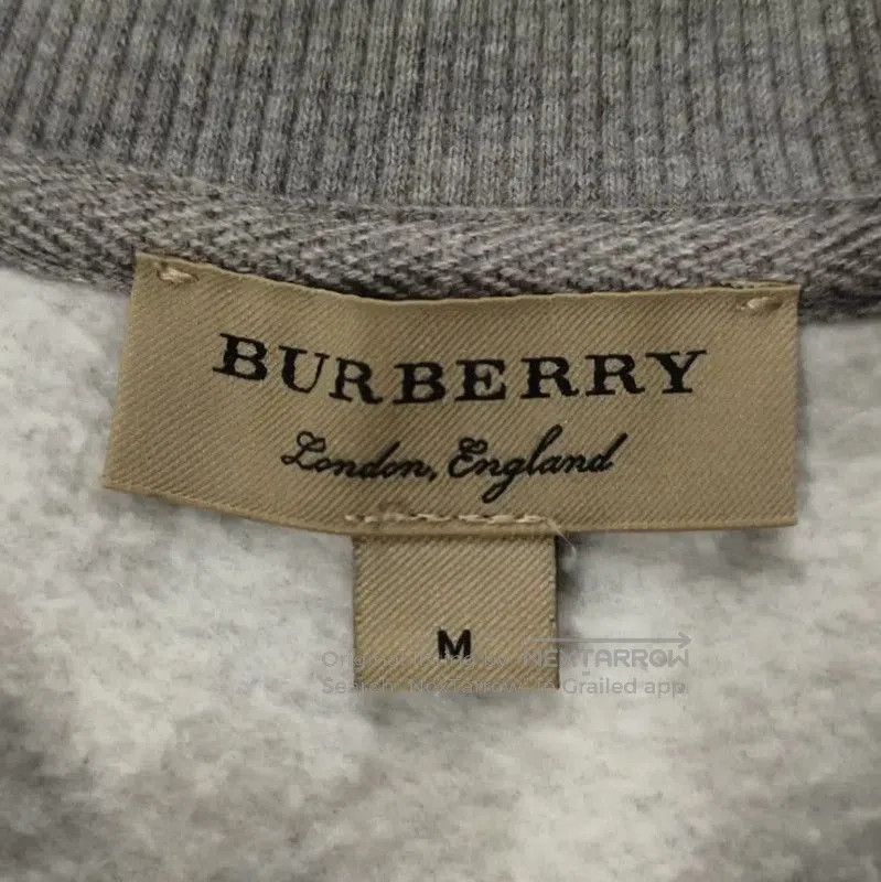 Burberry Burberry Gray Cotton Women's Sweatshirt. Size M / US 6-8 / IT 42-44 - 4 Thumbnail