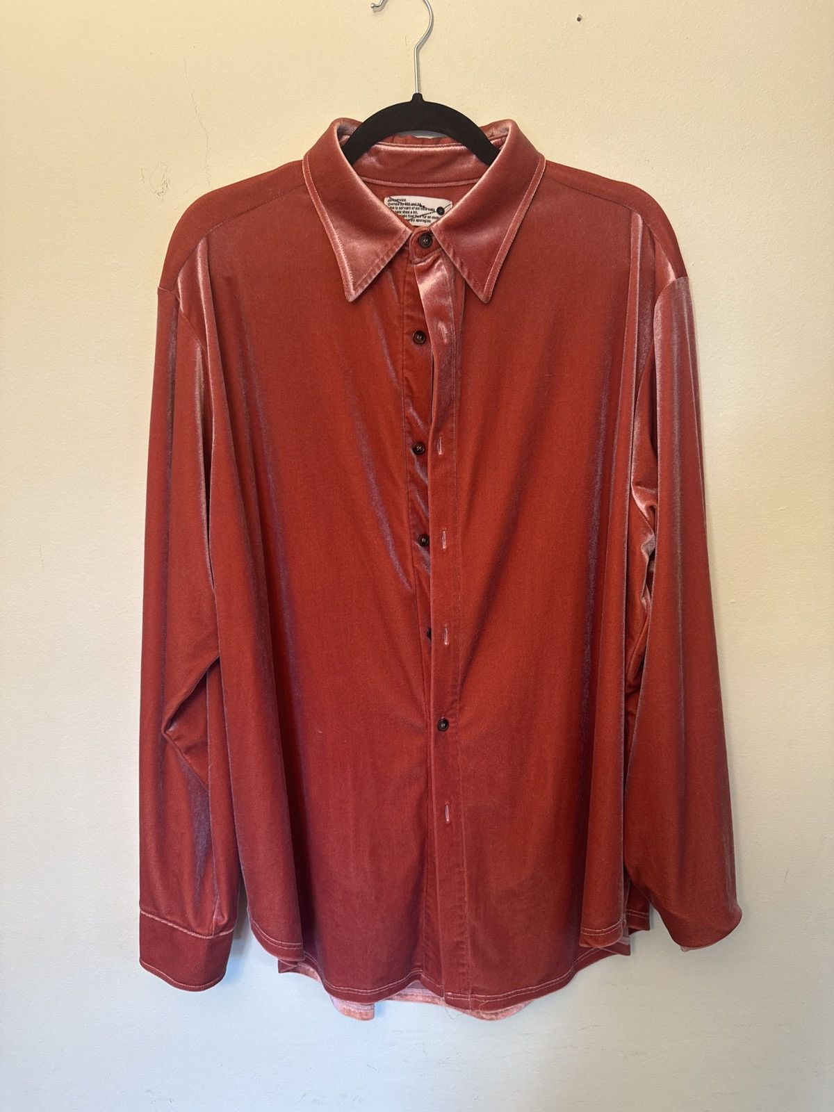 Japanese Brand Velour cafe forgot button down Size US L / EU 52-54 / 3 - 1 Thumbnail