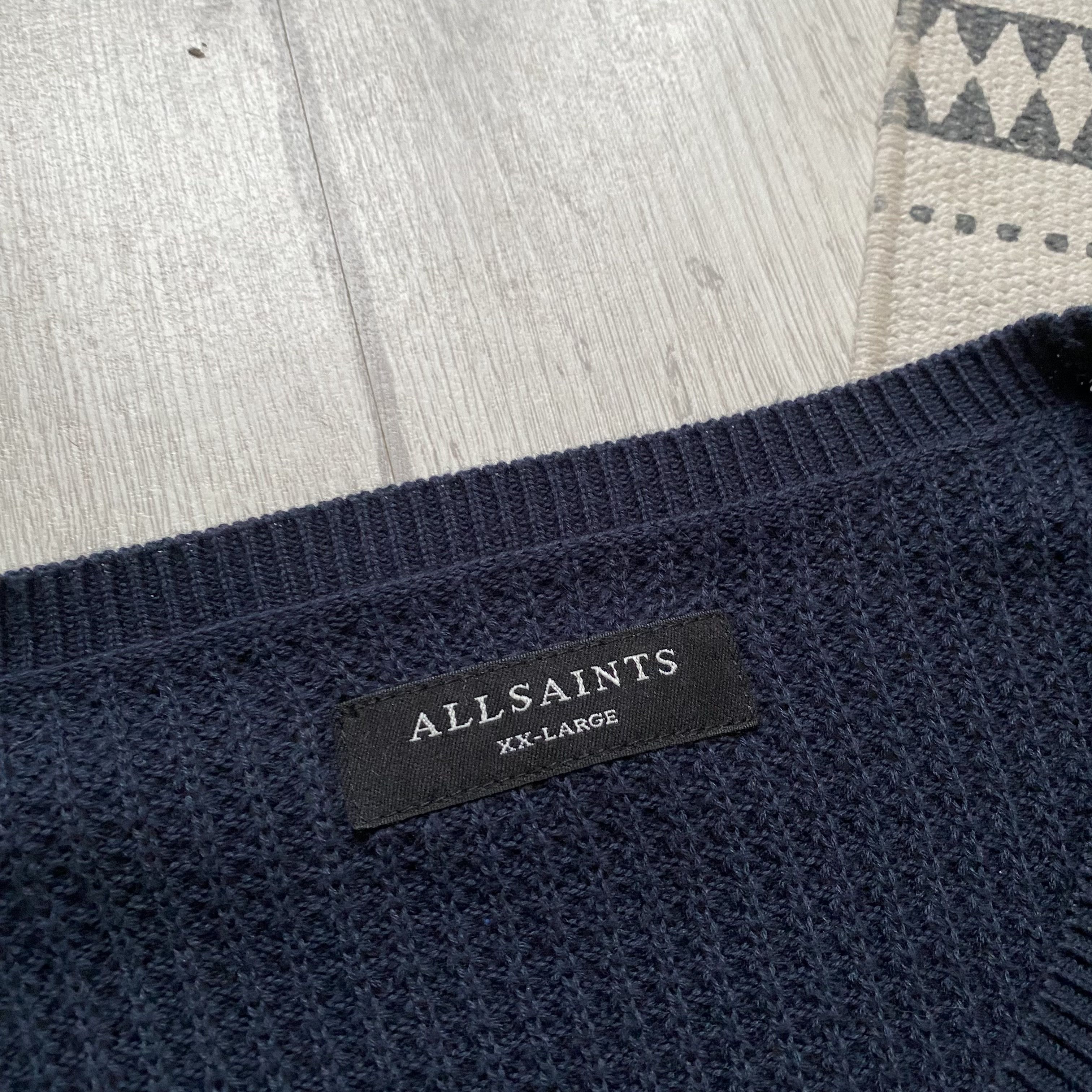 Allsaints Allsaint Heavy Knit Sweater Avant-garde Diesel vibe Size US XXL / EU 58 / 5 - 4 Thumbnail