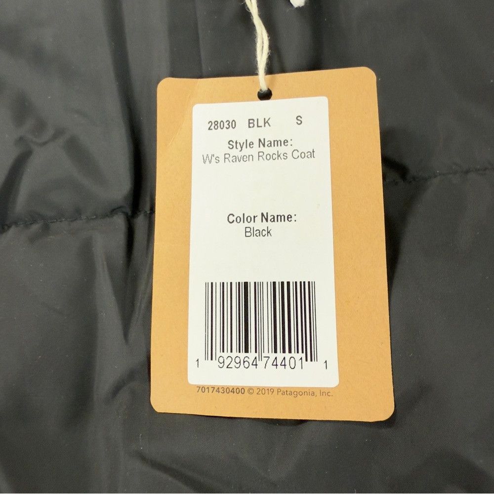 Patagonia NWT Women's Size Small Ravens Rocks Puffer Jacket