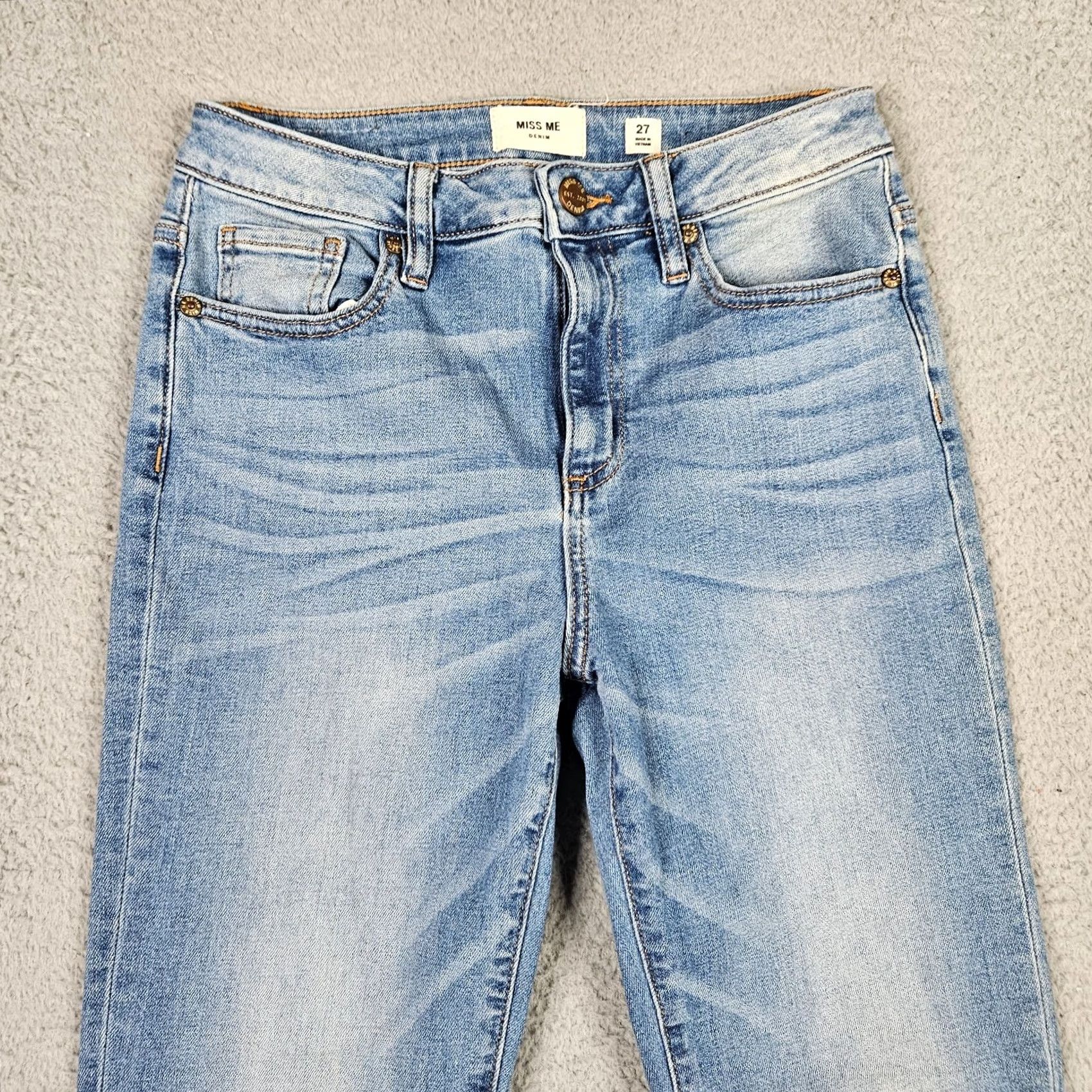 Miss Me Miss Me Denim High-Rise Crop Boot Women's blue Casual Jeans Size 27 Size 27" / US 4 / IT 40 - 7 Thumbnail