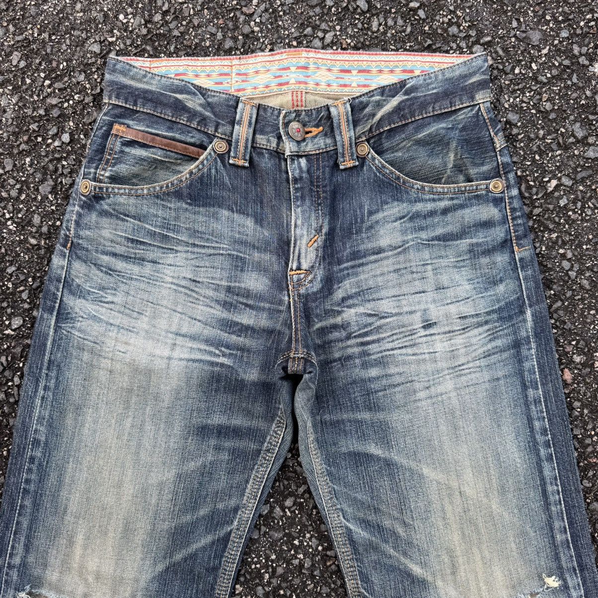 Edwin W30 VINTAGE EDWIN JEAN FADED RIPPEP DENIM PANTS Size US 33 - 4 Thumbnail
