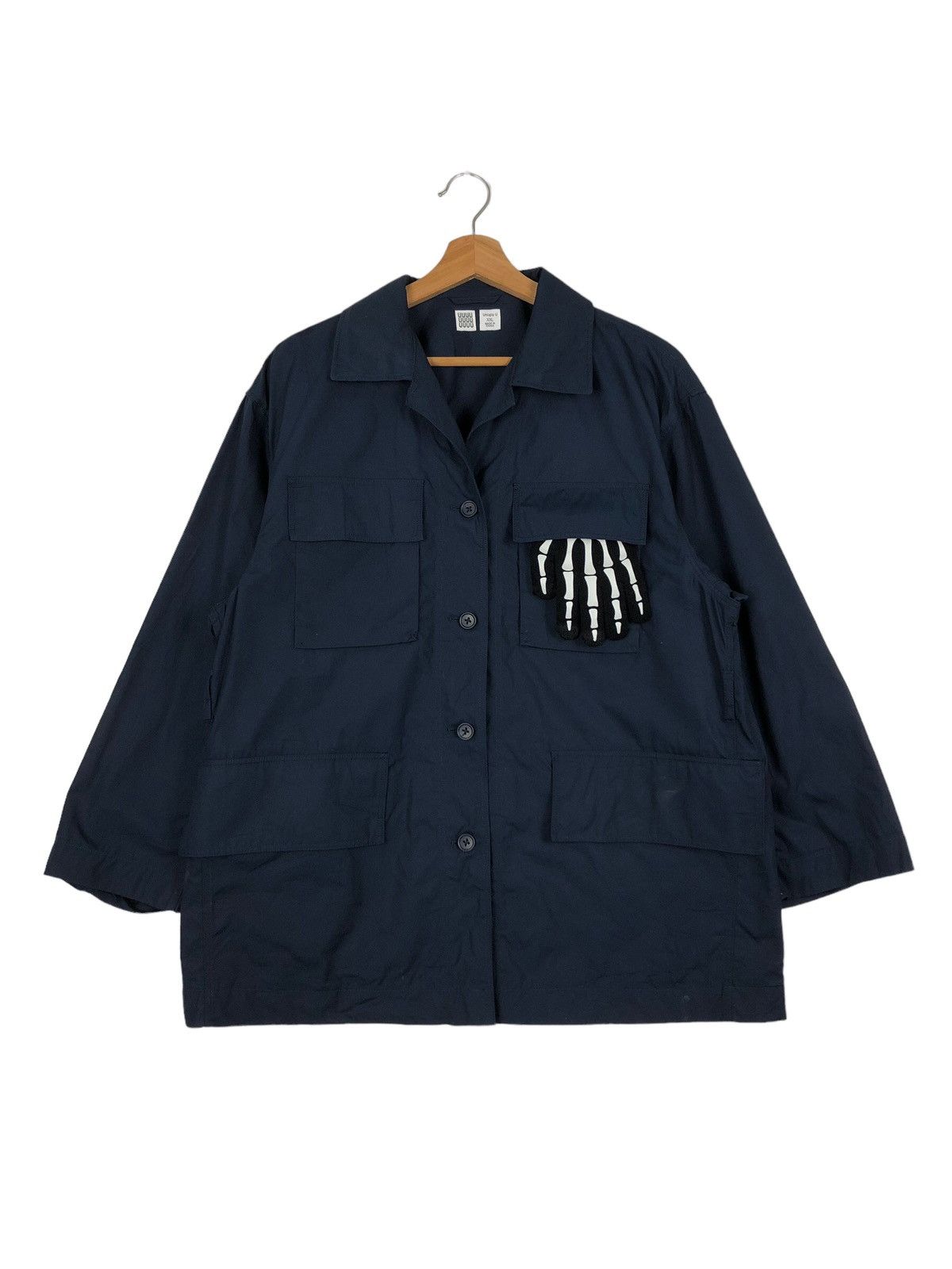 🔥VINTAGE CHORE CARGO JACKET MULTI POCKET UNIQLO UUU