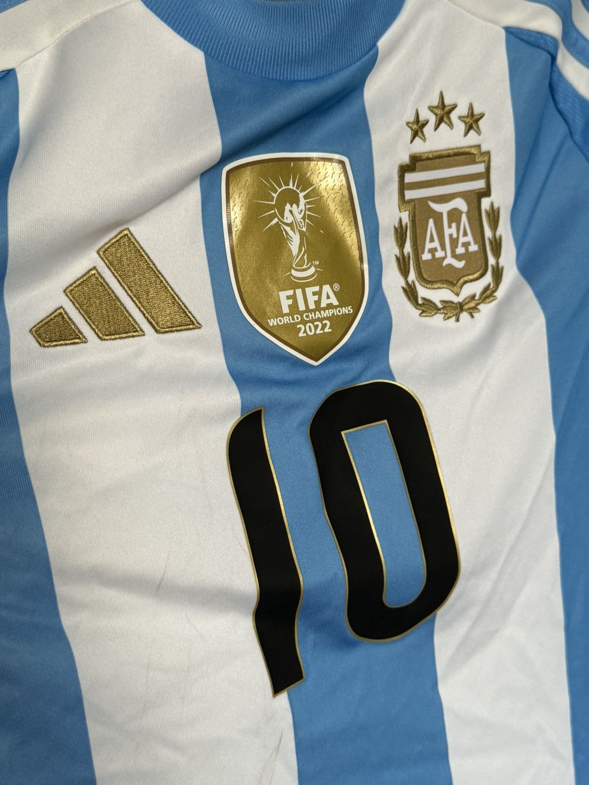 Adidas New KIDS Argentina 2024 Home Messi Football Jersey T-Shirt Size US XS / EU 42 / 0 - 4 Thumbnail
