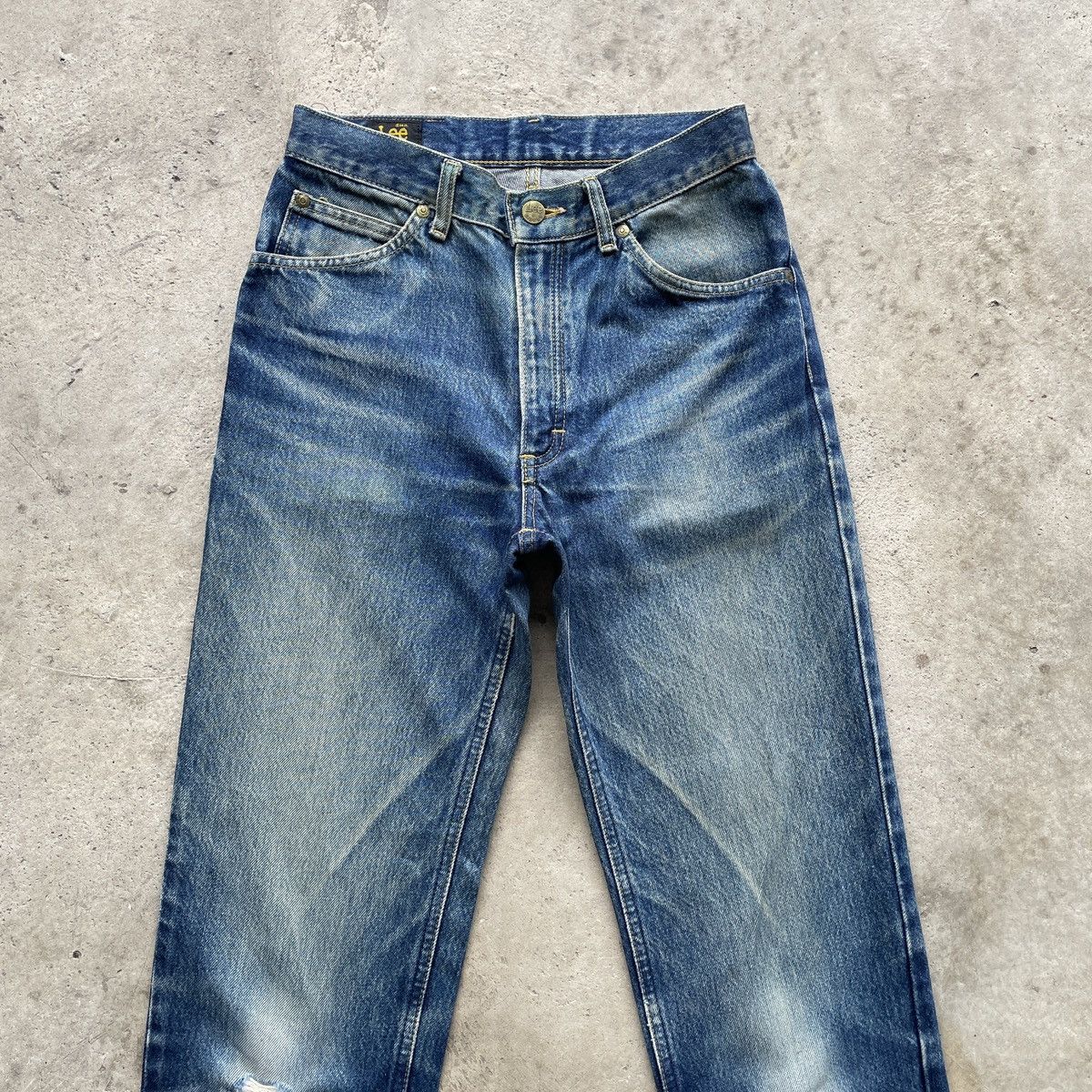 Jean × Lee × Vintage Vintage Lee Distressed Jeans Denim Pants W27x28.5 Size US 27 - 3 Thumbnail