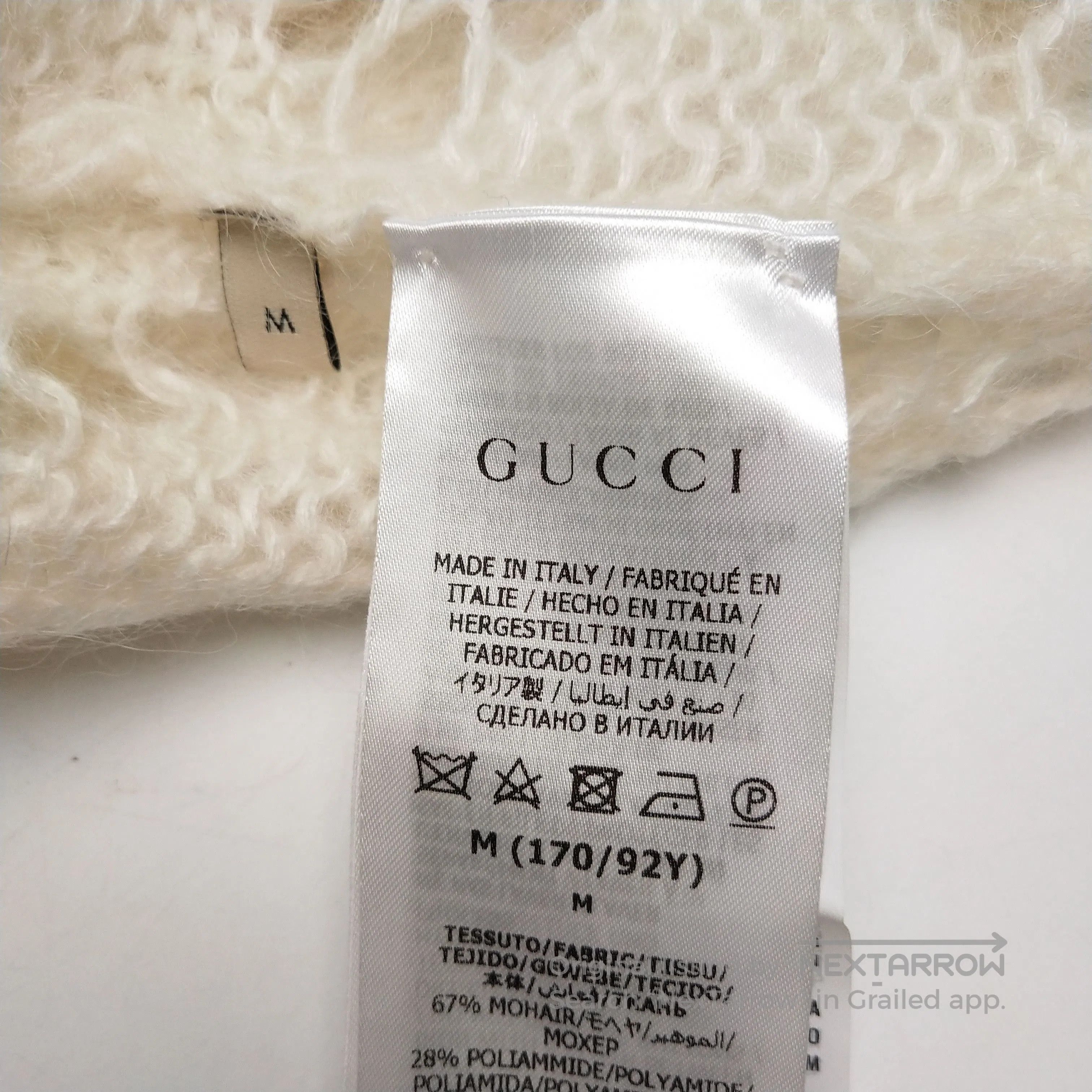 Gucci Gucci x adidas Mohair Wool Blend Cardigan M. Size M / US 6-8 / IT 42-44 - 7 Thumbnail