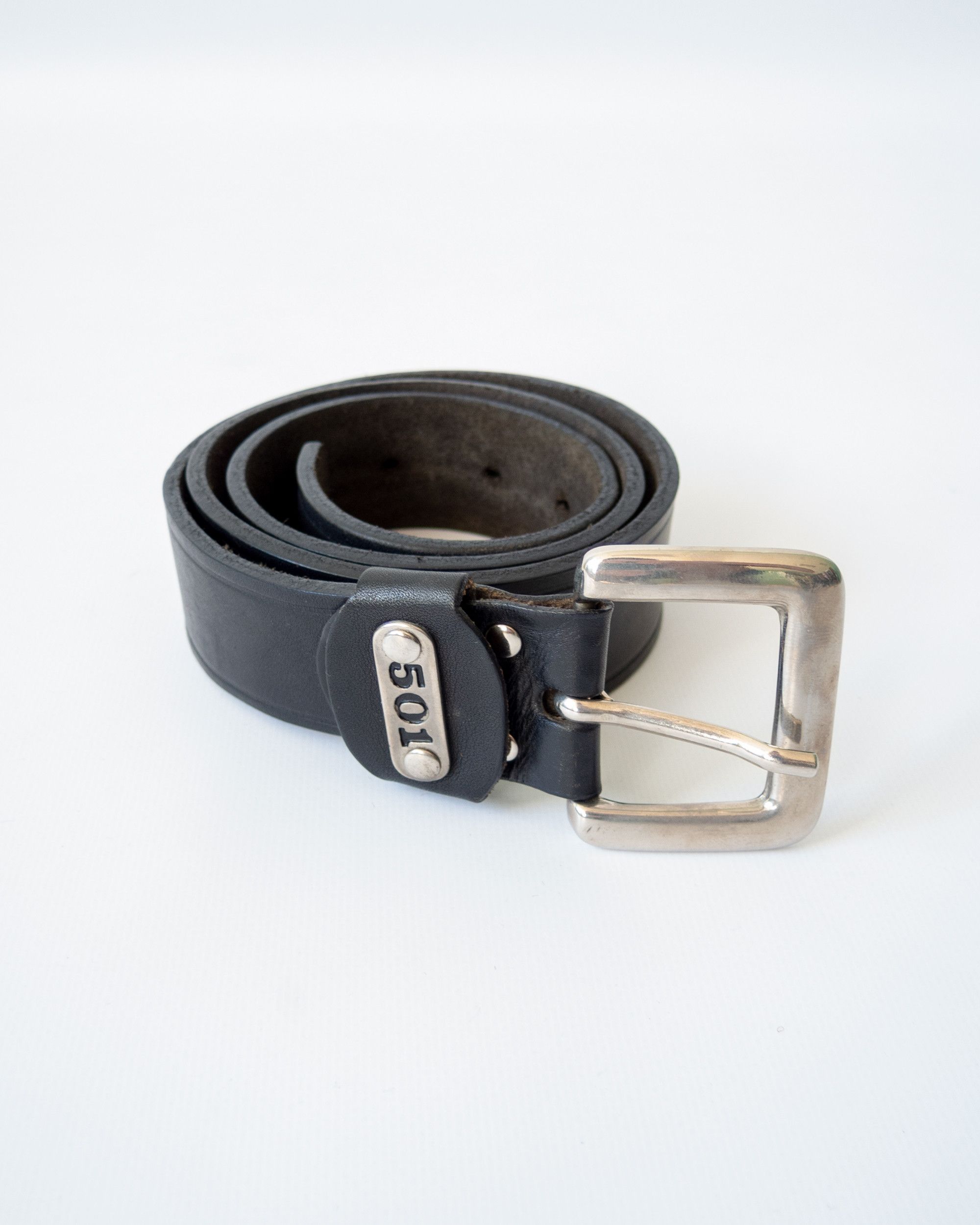 Levis 501 hot sale leather belt