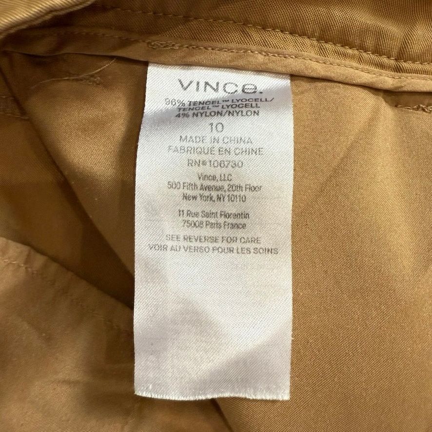 Vince Vince Drop Waist Pleated Pants in Tan, Size 10 Size 32" / US 10 / IT 46 - 6 Thumbnail