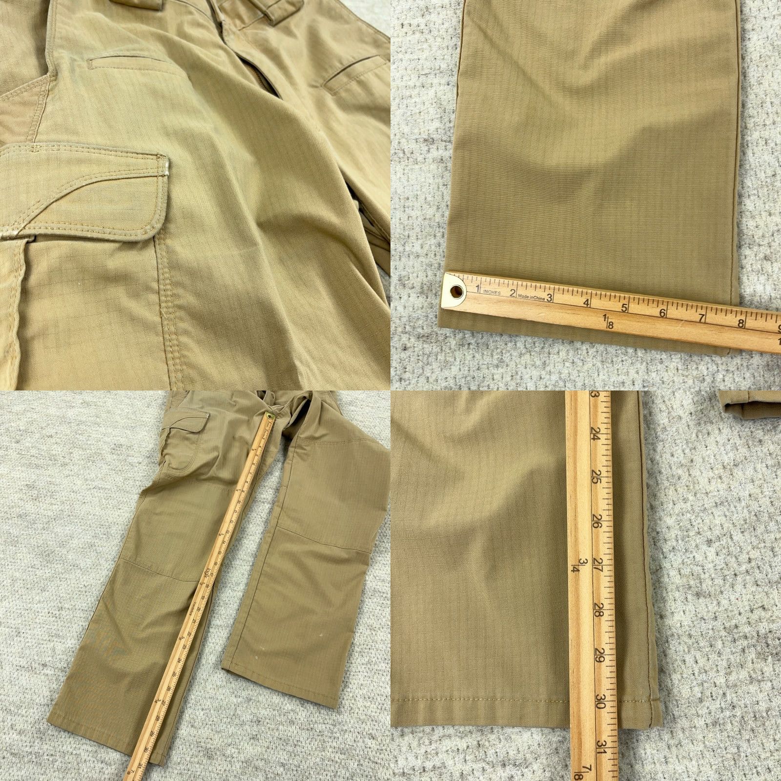 Vintage 5.11 Tactical Cargo Pants Men Brown 32x32 Taclite Pro Combat Rip Stop Cargo Pants 5.11 Tactical Pro Size US 32 / EU 48 - 8 Thumbnail