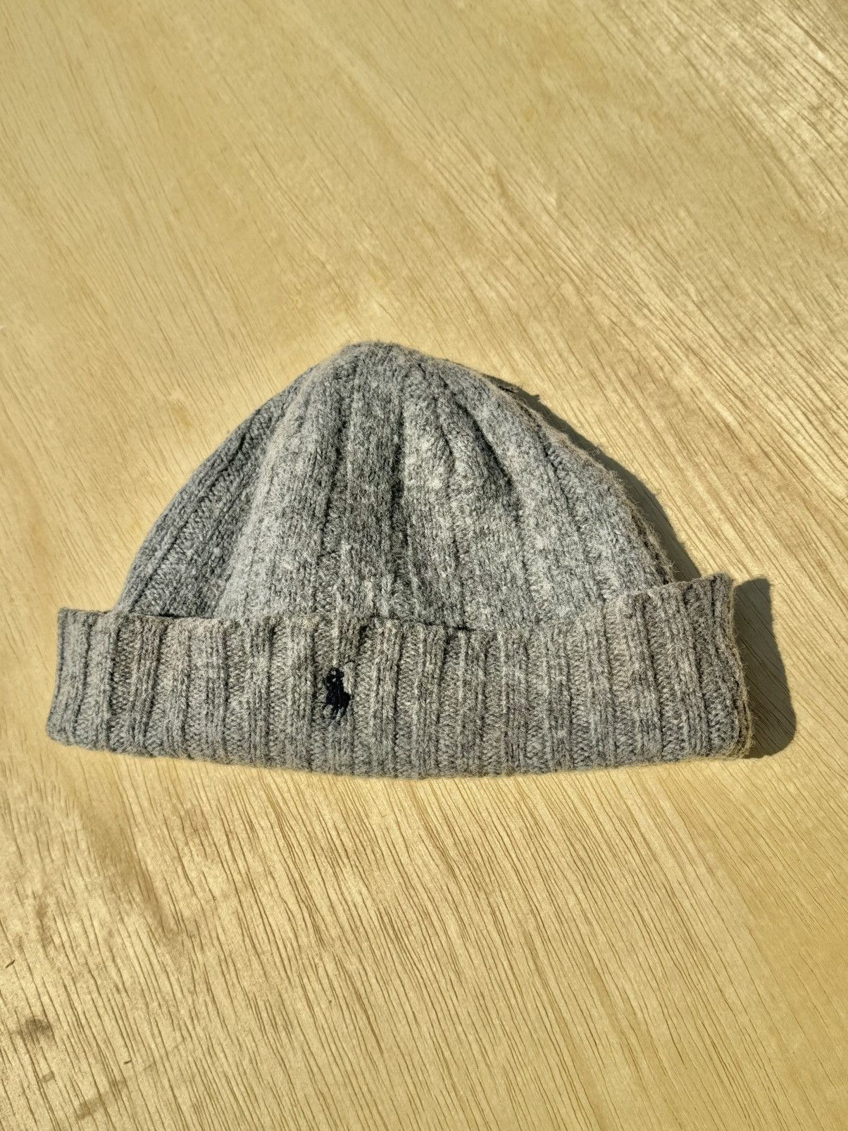 Polo Ralph Lauren Polo Ralph Lauren Lambs Wool Vintage Beanie Knit Hat Size ONE SIZE - 2 Thumbnail