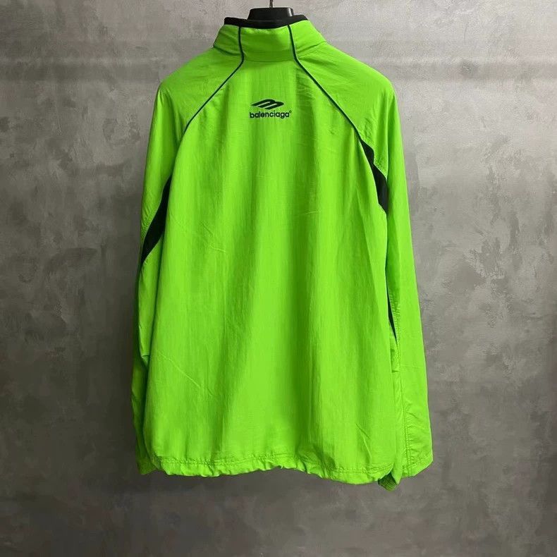 Balenciaga Balenciaga Latest Green Logo Jacket from Balenciaga-2506 Size US XXS / EU 40 - 2 Thumbnail