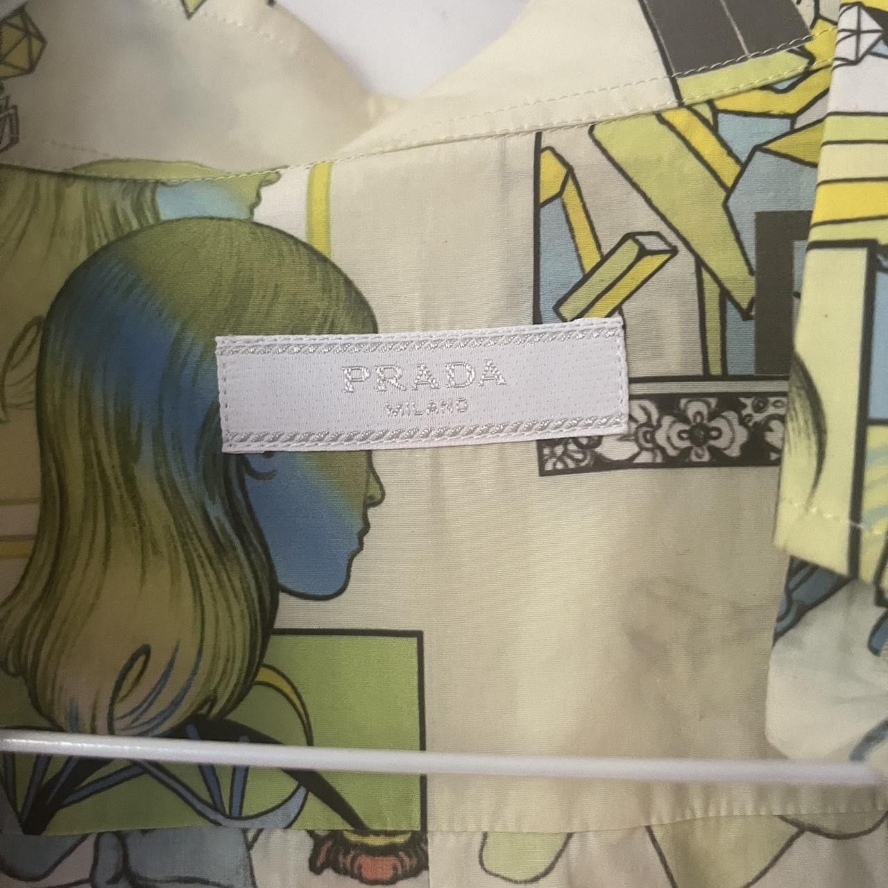 Prada SS18 Prada Camp Collar Button Up Full Print Comic Shirt Size US S / EU 44-46 / 1 - 4 Thumbnail